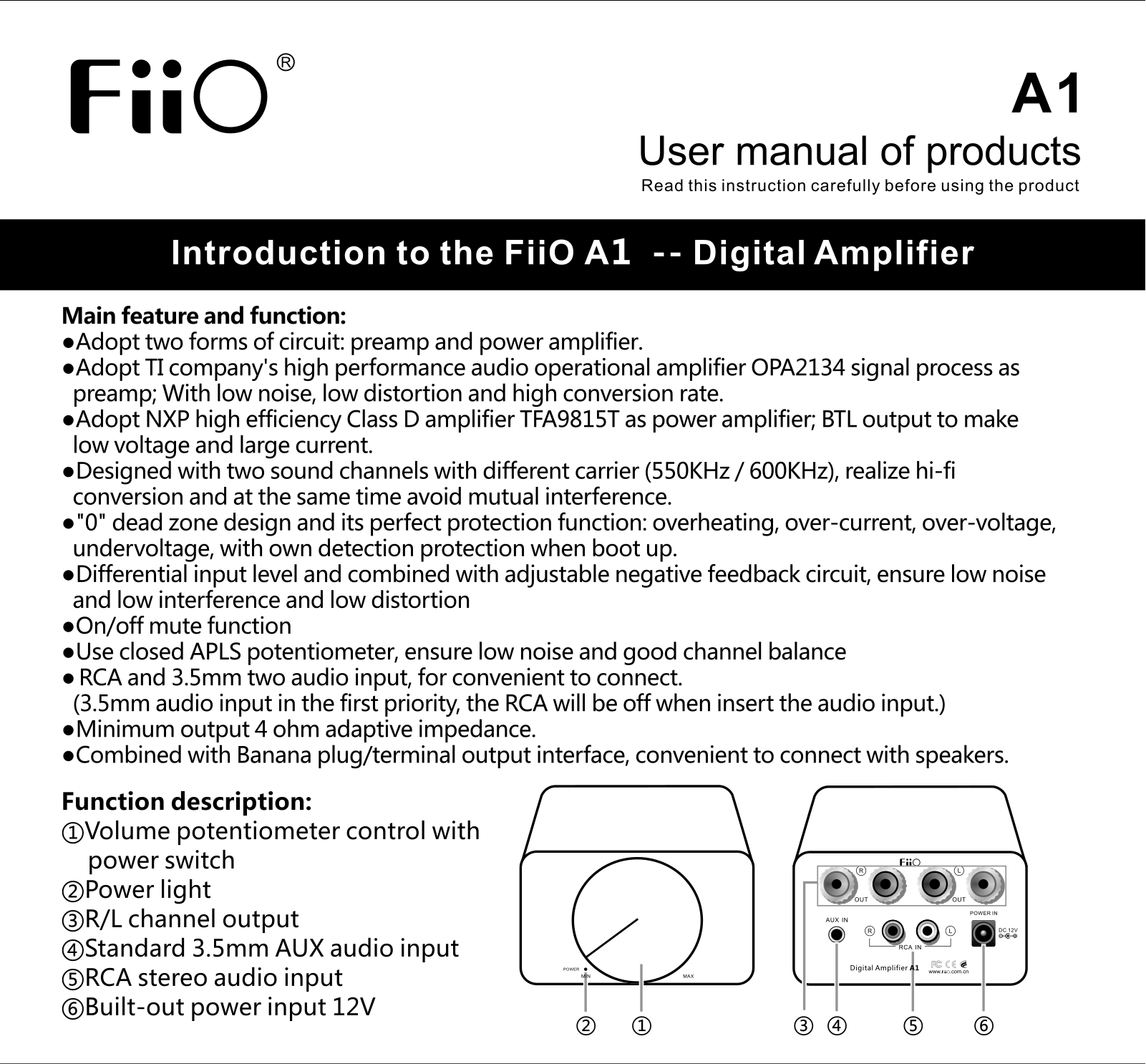Fiio L3 User guide - ManualMachine.com