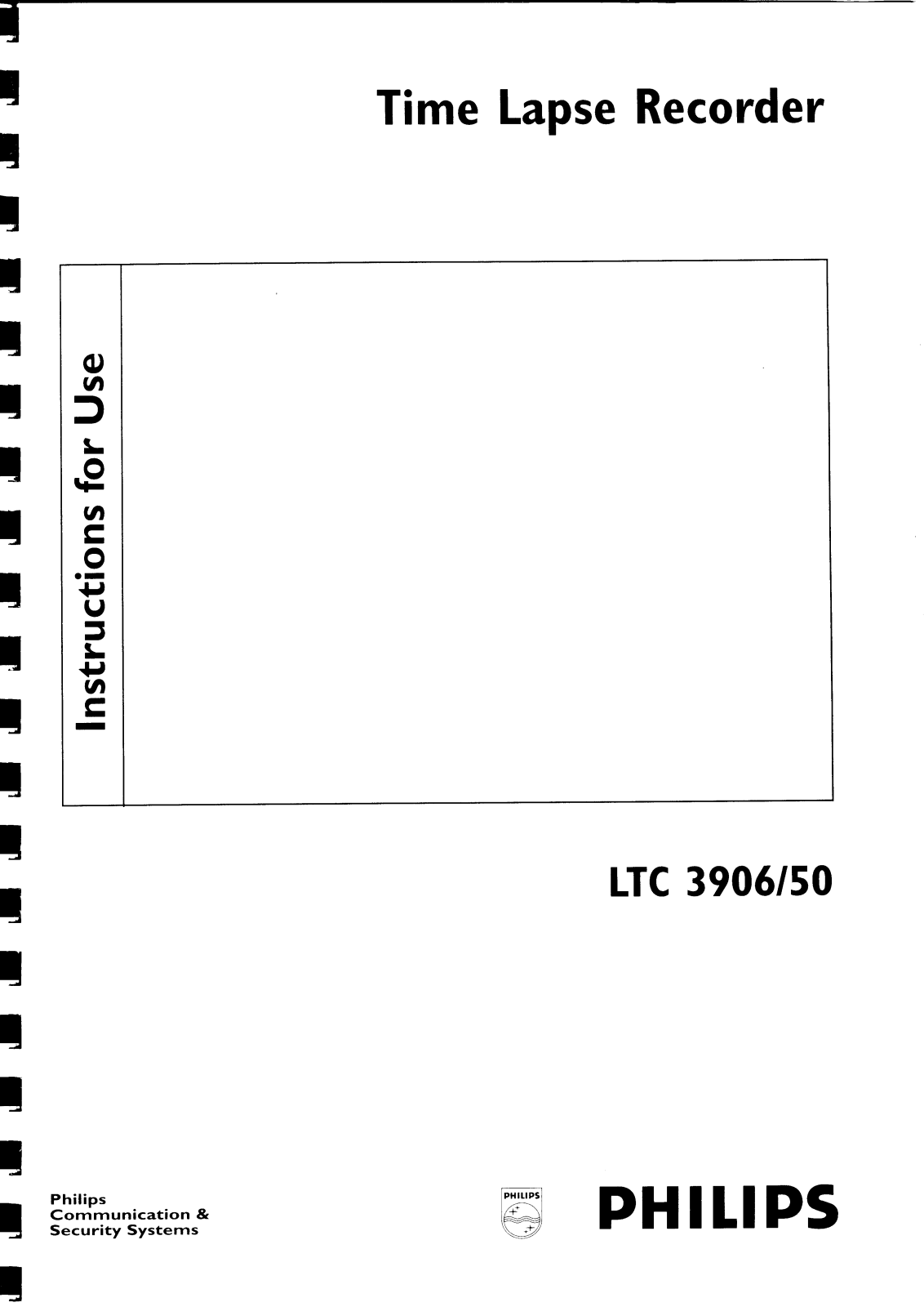 Philips LTC3906/50 User Manual
