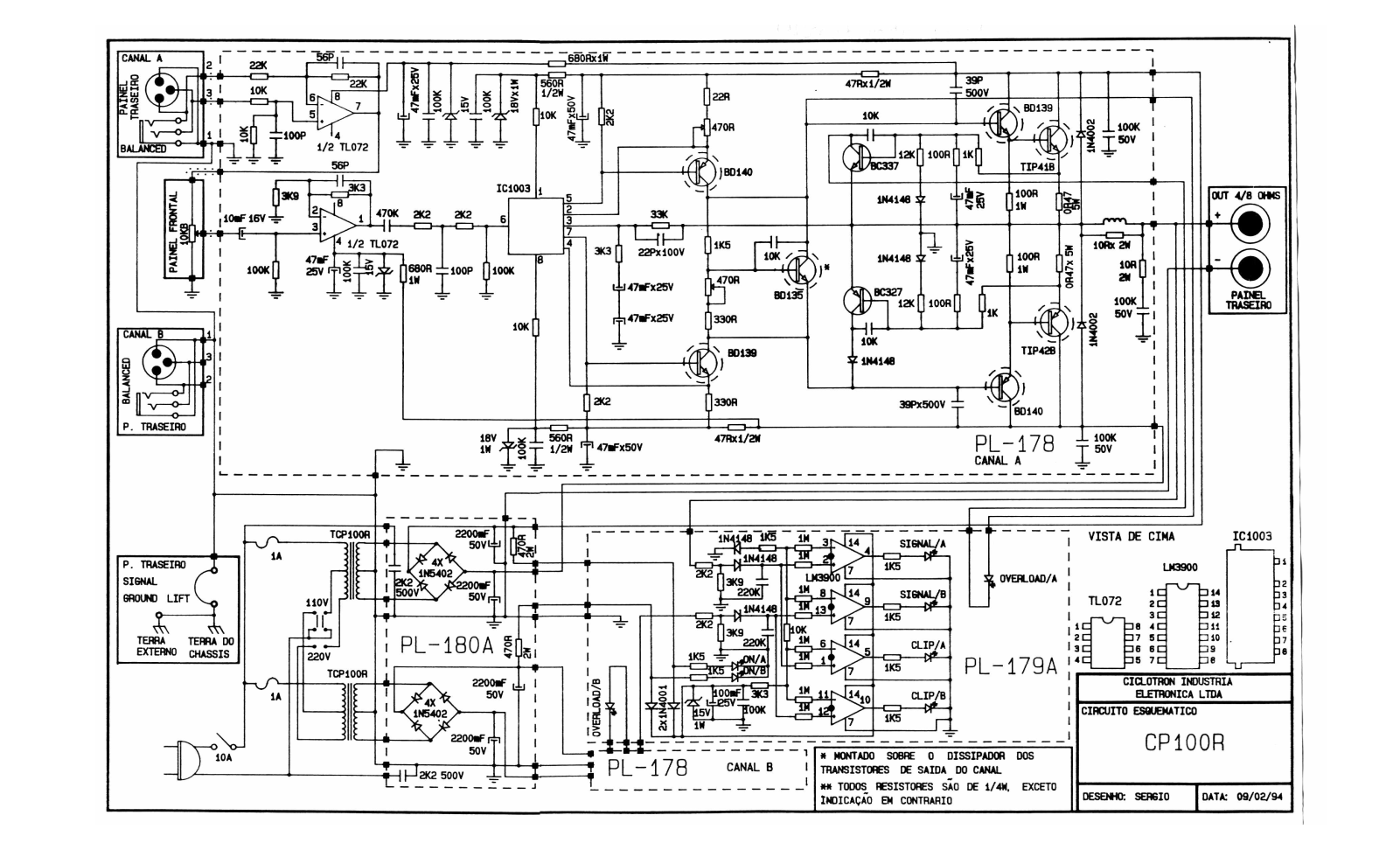 CICLOTRON CP 100R Service Manual