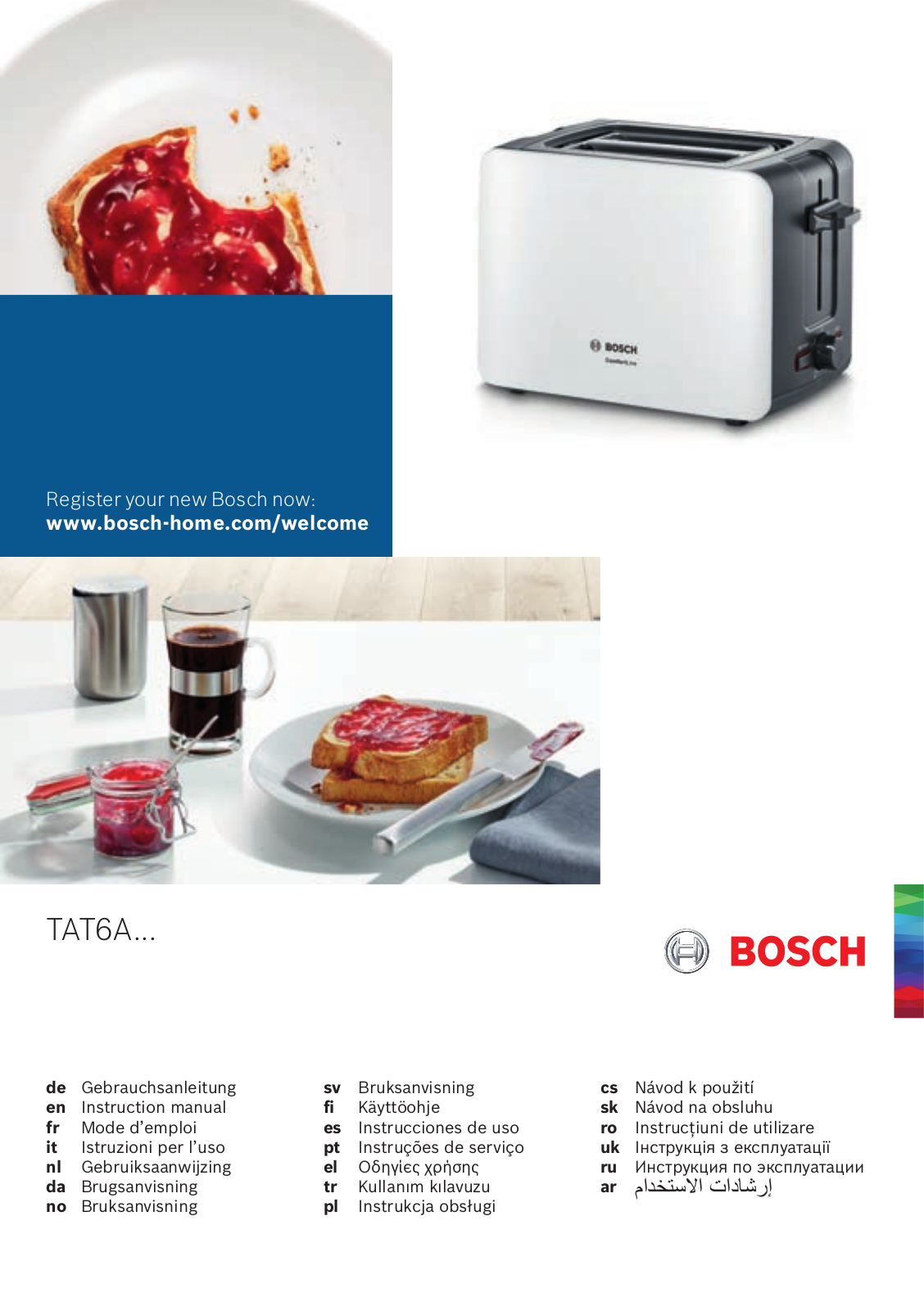 Bosch TAT6A001 User Manual
