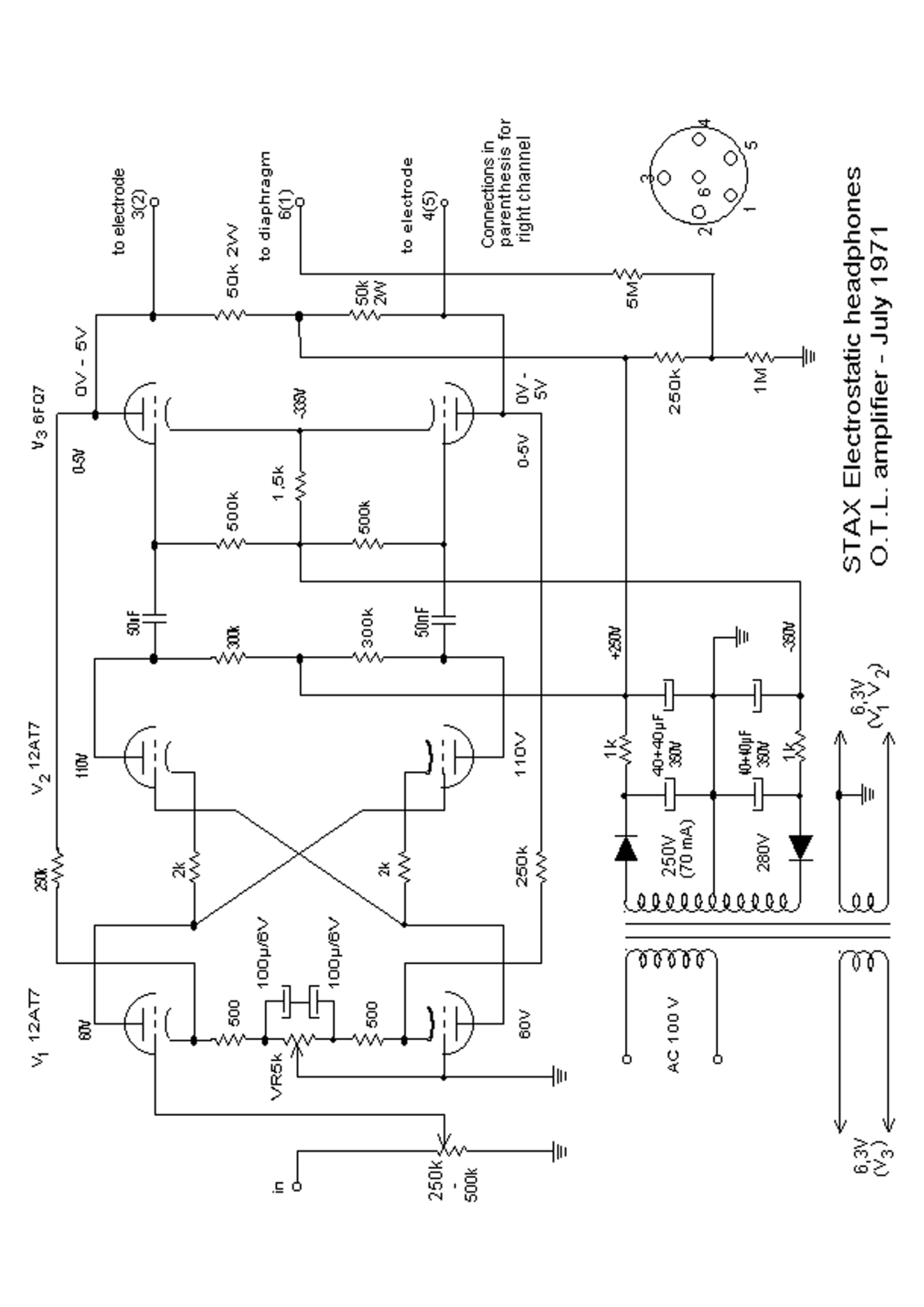 Stax OTL Schematic