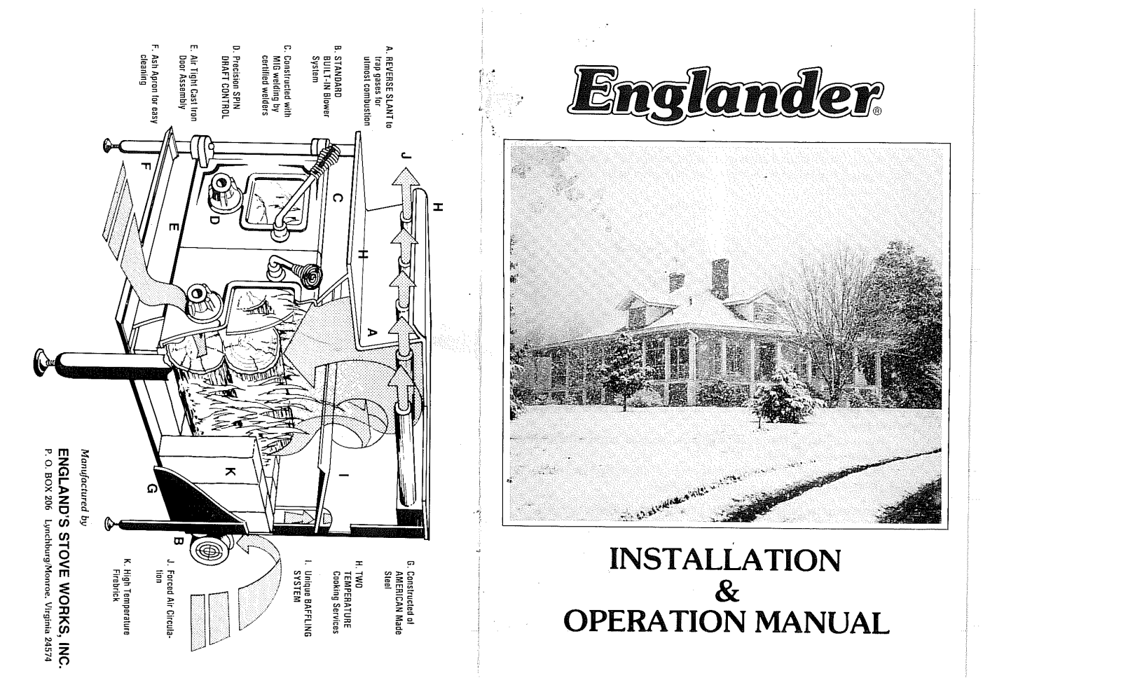 England's Stove Works Stove Works Basic Owner's Manual