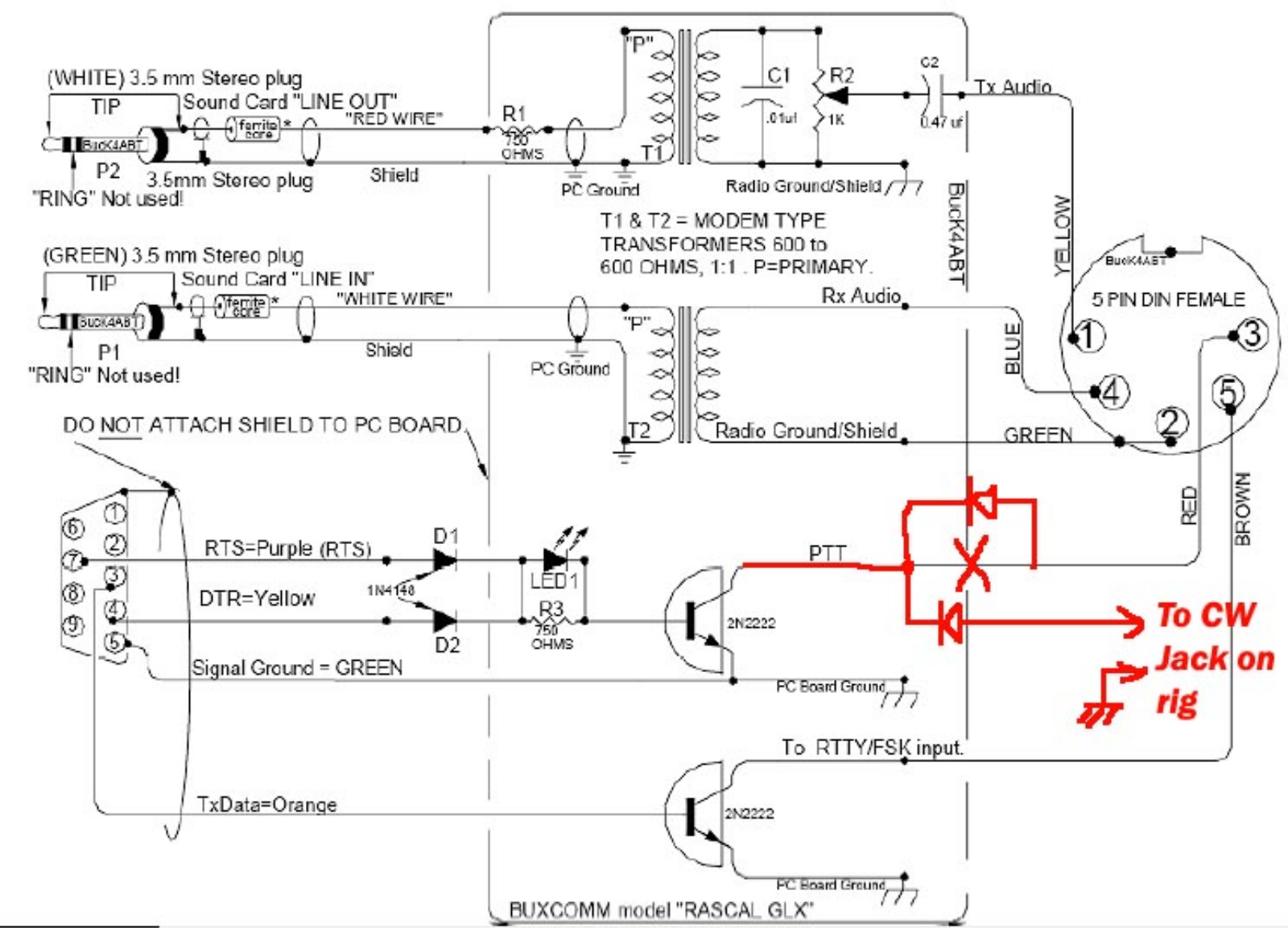 Buxcomm Rascal,GLX Schematics - ManualMachine.com