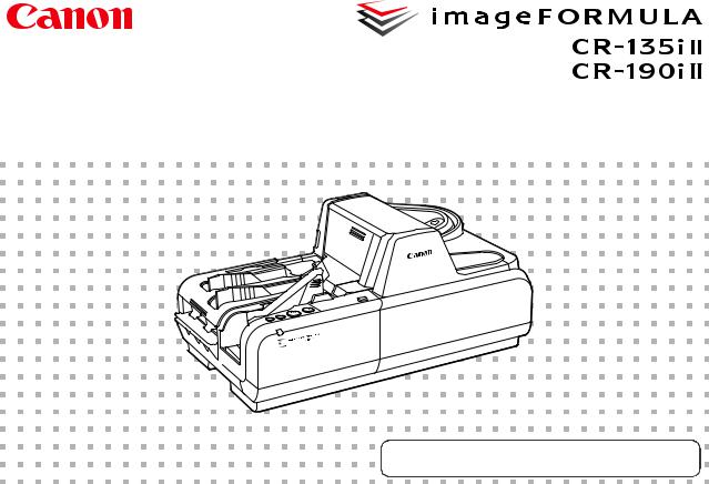 Canon CR-190i II, CR-135i II Instructions Manual