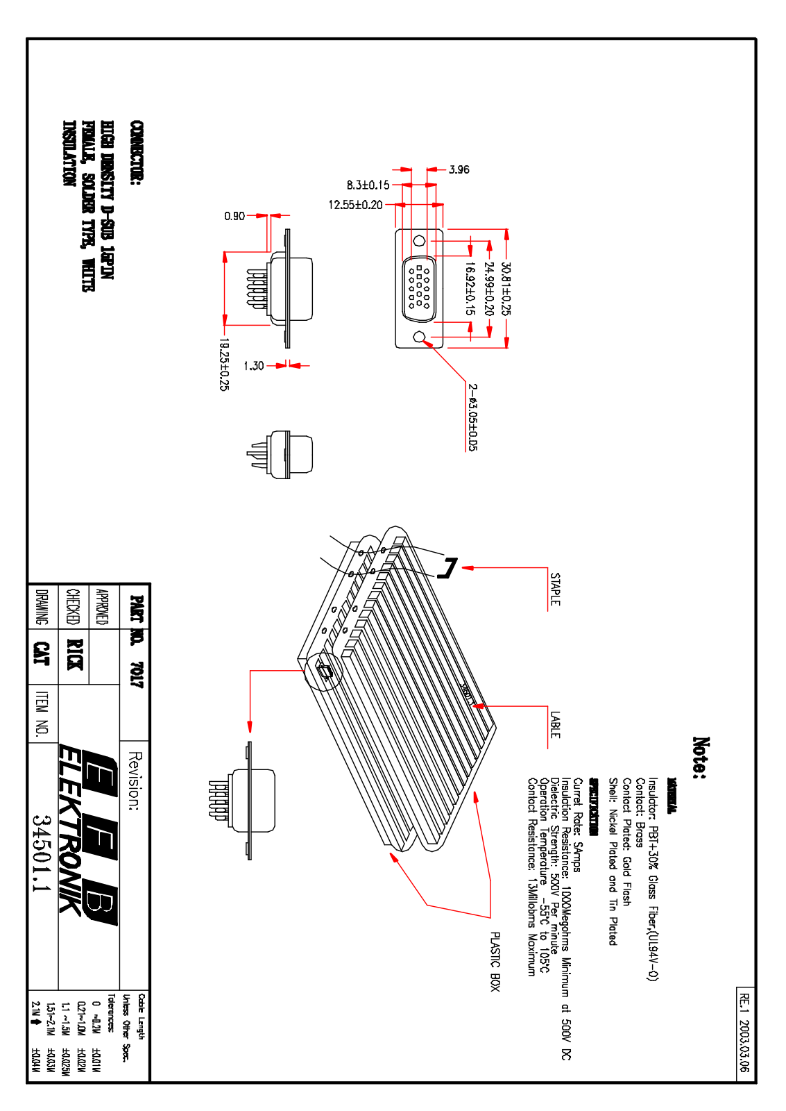 Datasheet HD 15F Datasheet (FREI) - ManualMachine.com