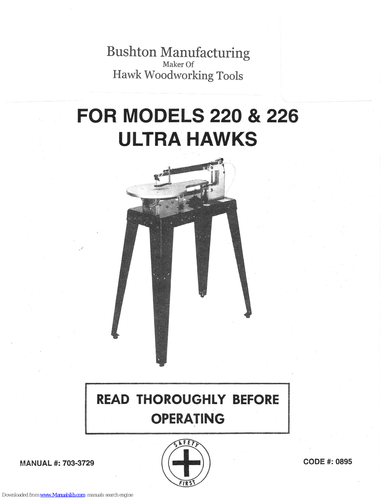 Hawk 220 Ultra, 226 Ultra User Manual - ManualMachine.com