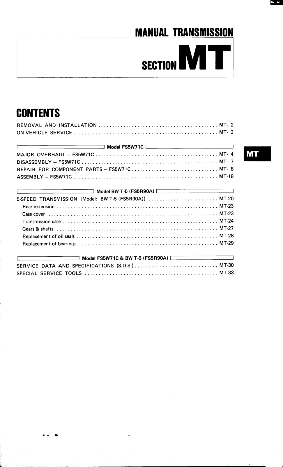 Nissan 300ZX 1986, 300ZX 1985 Owner's Manual