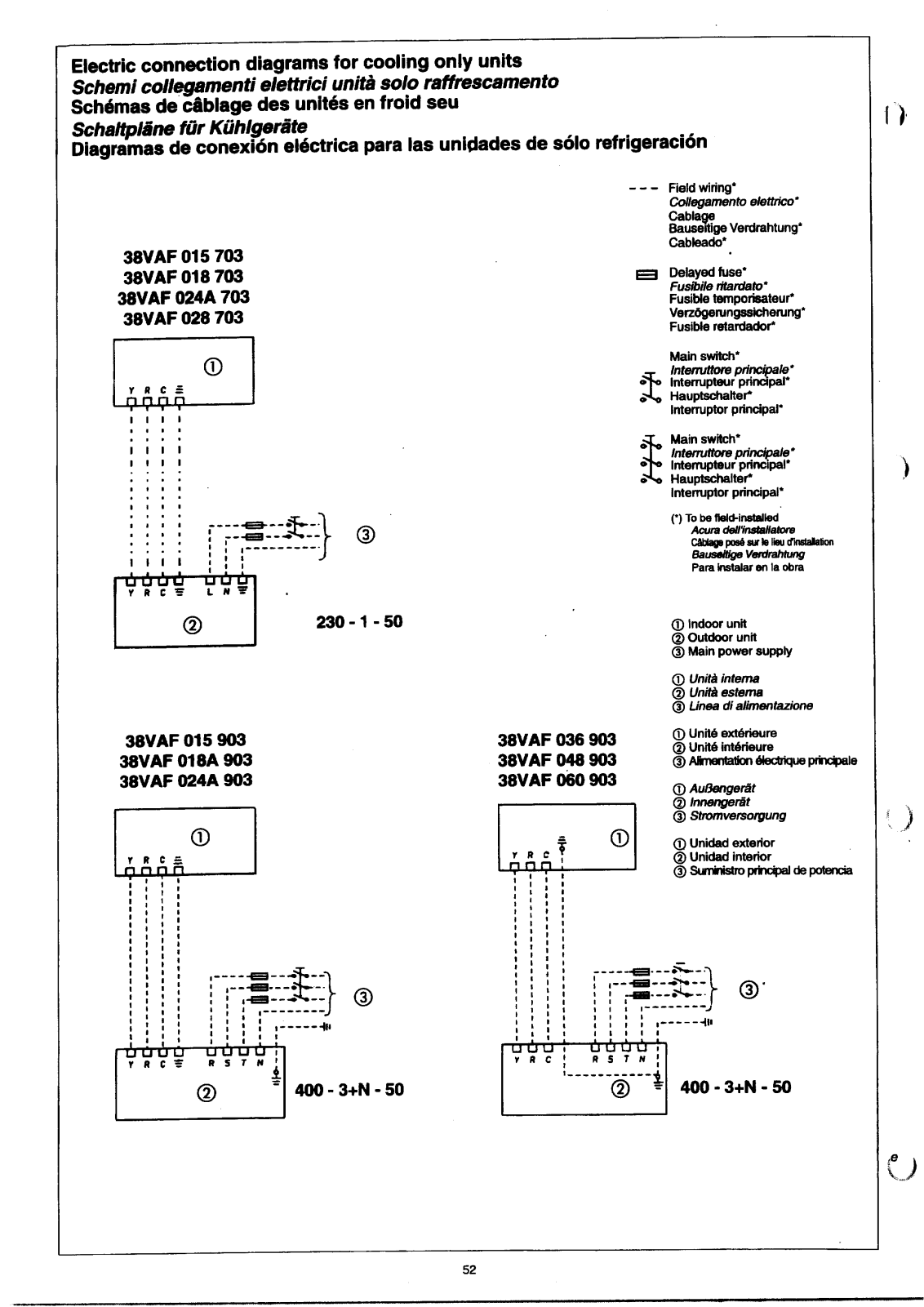 Carrier 38VAFSEL User Manual