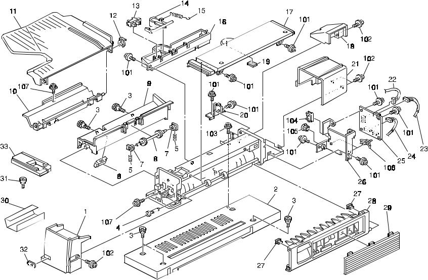 Ricoh pt1045 PARTS CATALOG