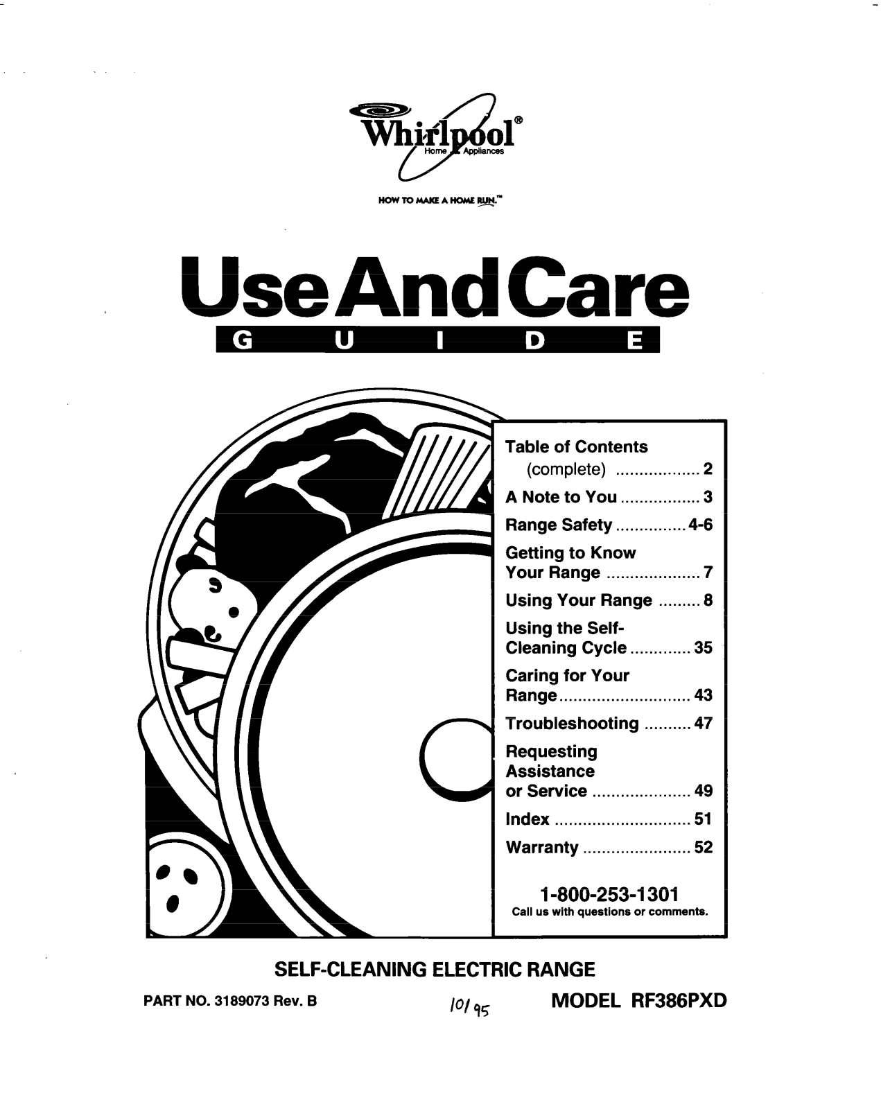 Whirlpool RF386PXD User Manual - ManualMachine.com