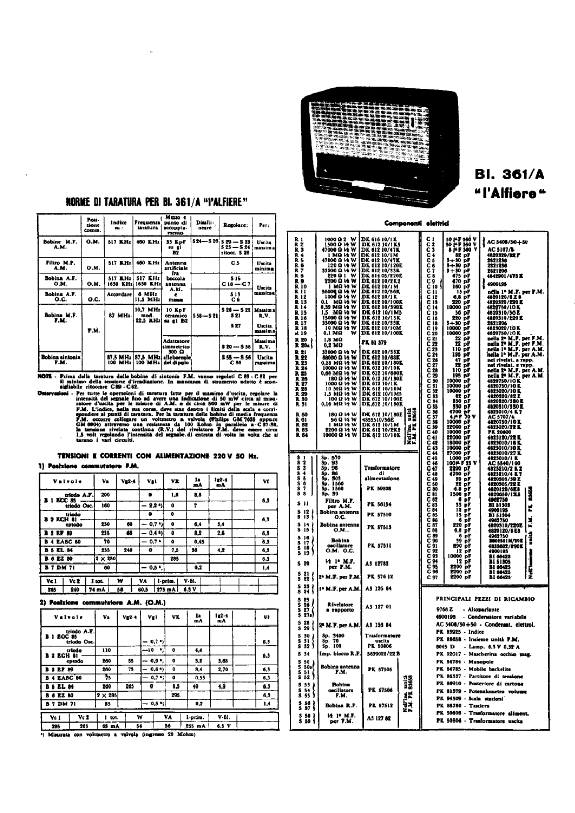 Philips bi361a schematic