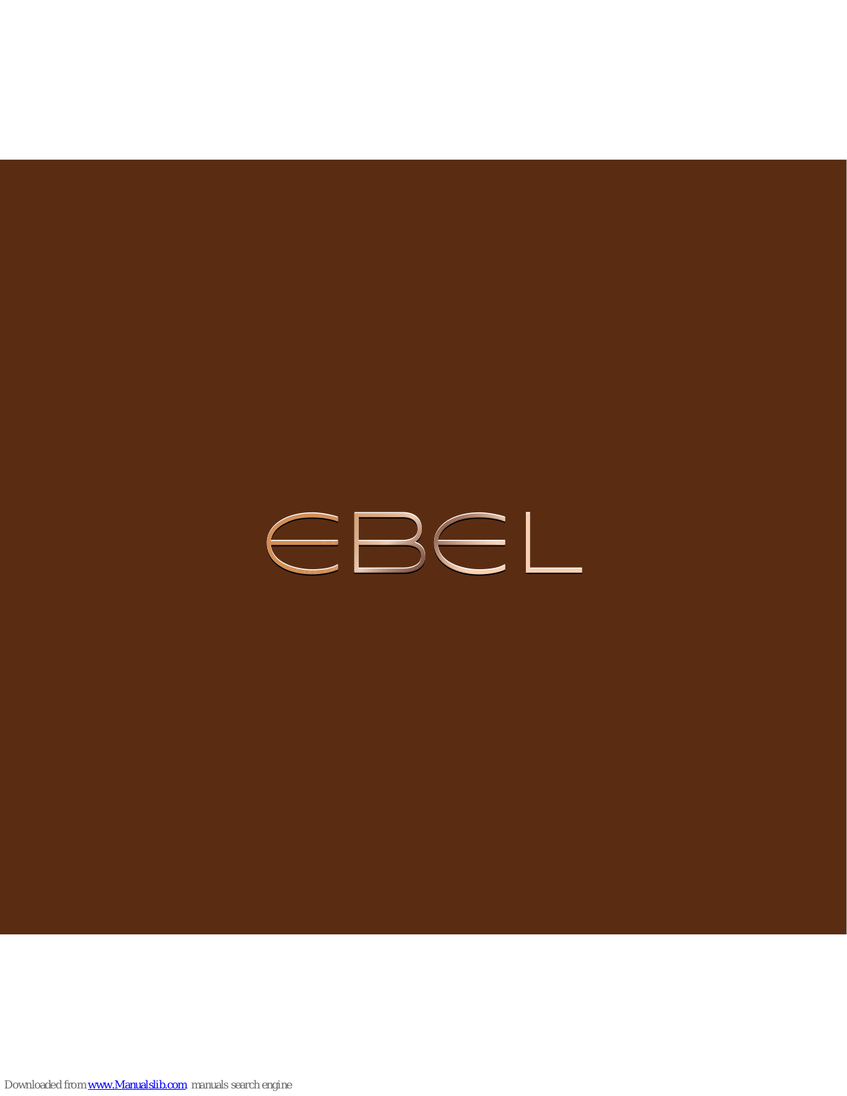 Ebel Caliber 503 Operating Instructions Manual - ManualMachine.com