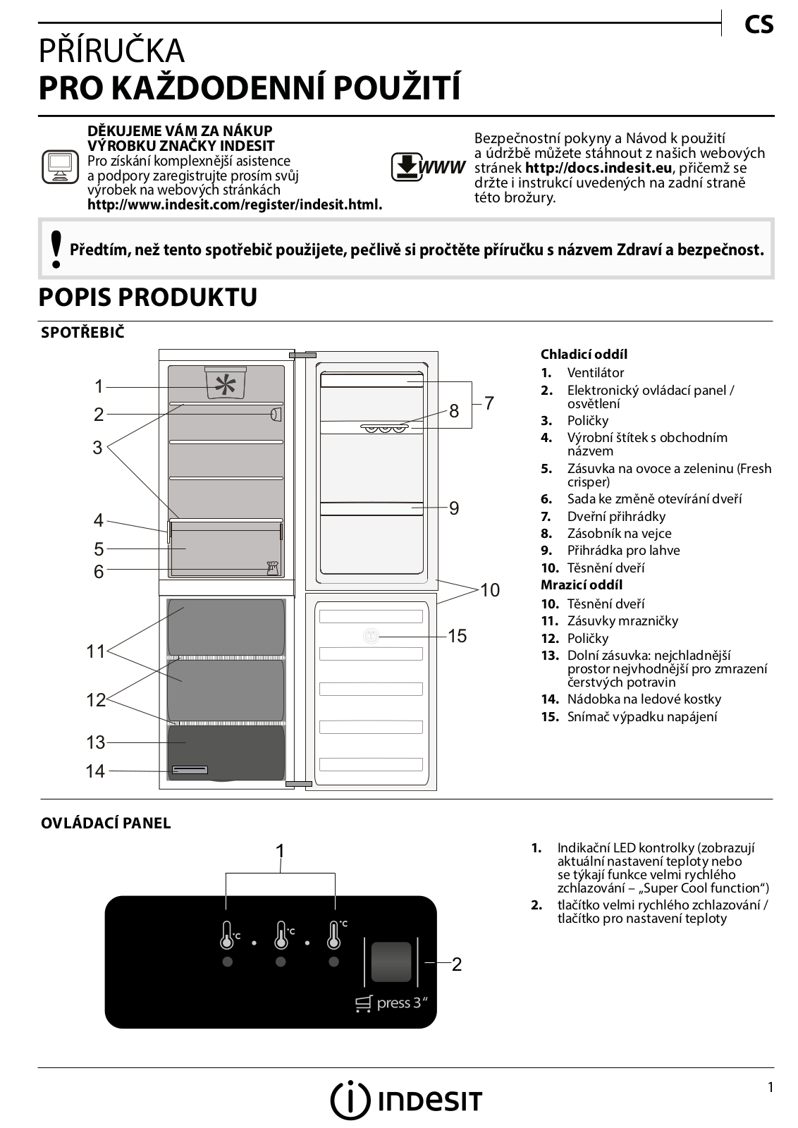 Indesit LR9 S1Q F W User Manual