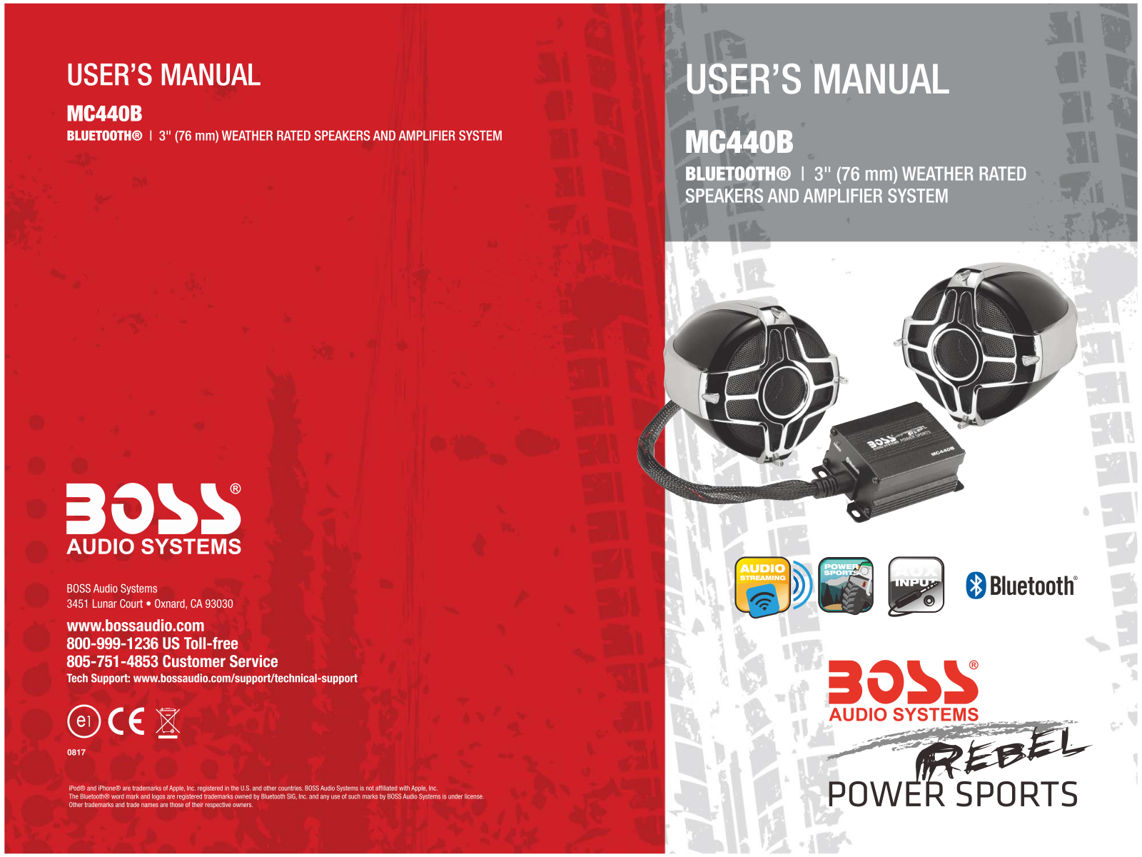 Boss Audio MC440B User Manual