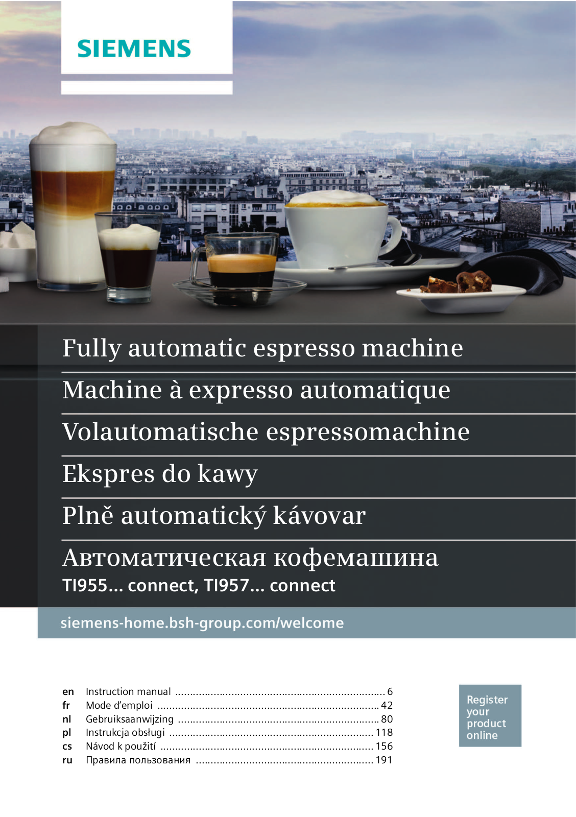 Siemens TI9573X1RW User Manual