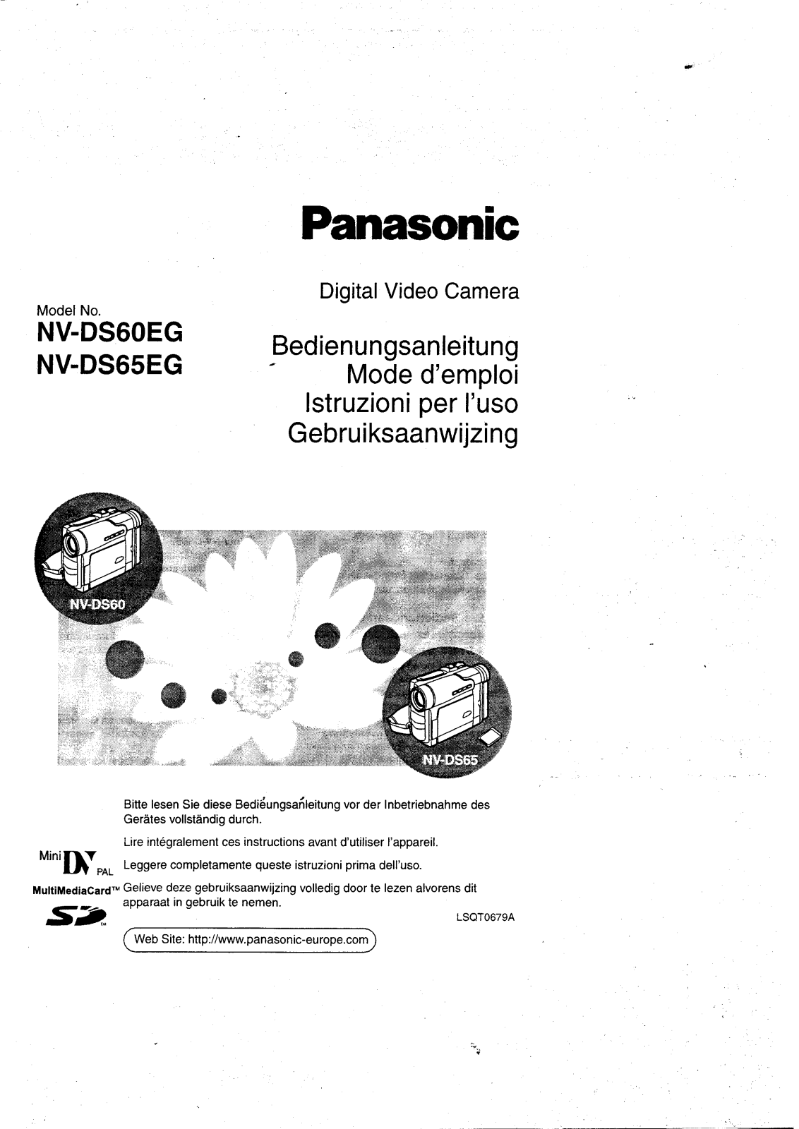 PANASONIC NV-DS60 User Manual