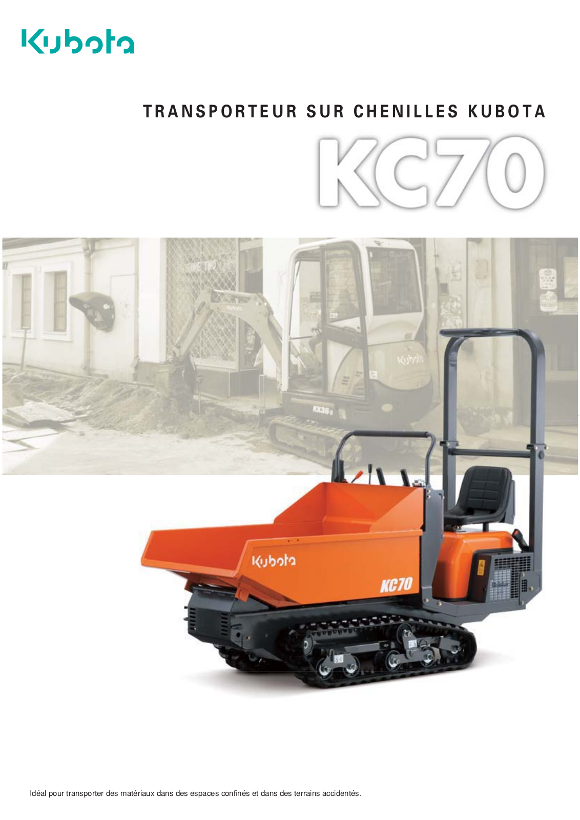 Kubota KC70 User Manual