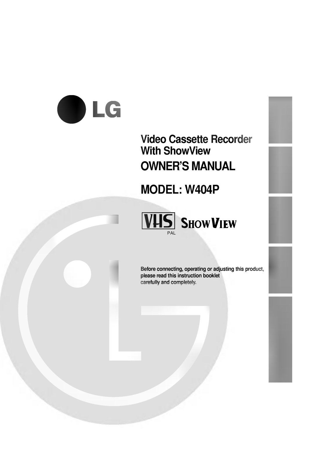 LG W404P User Manual