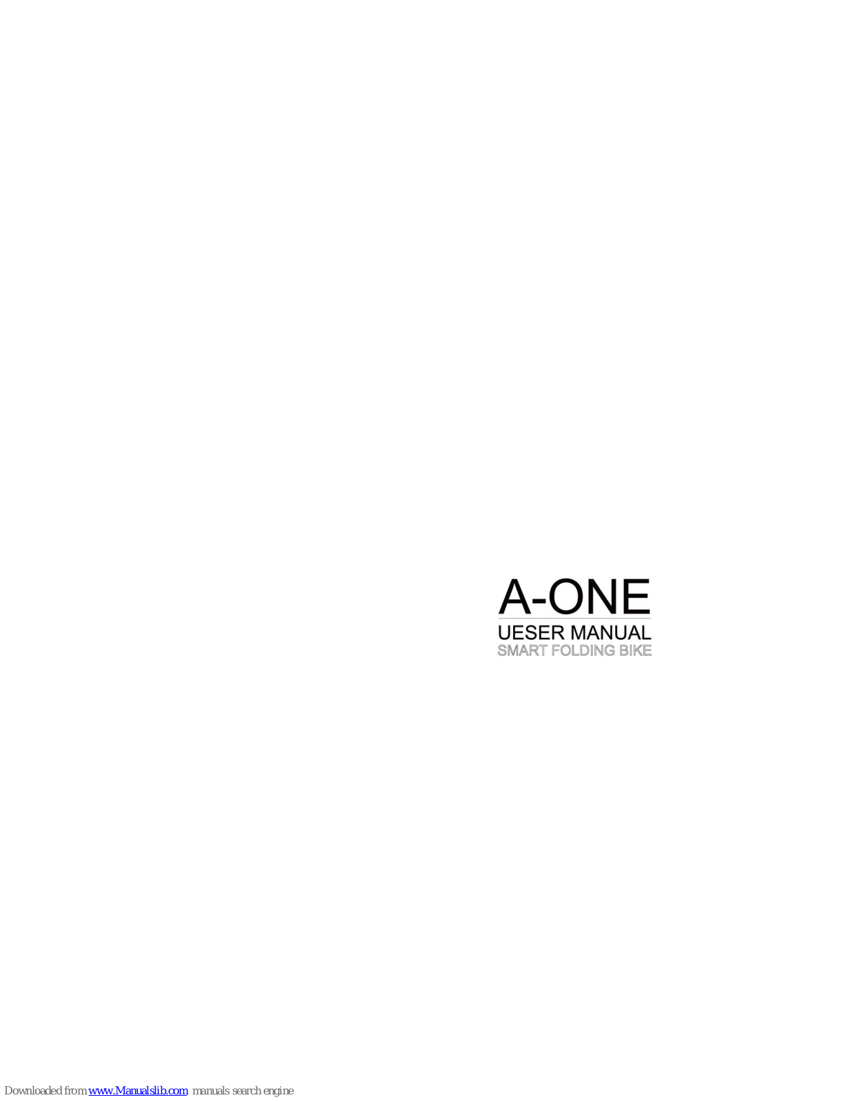 Coswheel A-ONE User Manual - ManualMachine.com