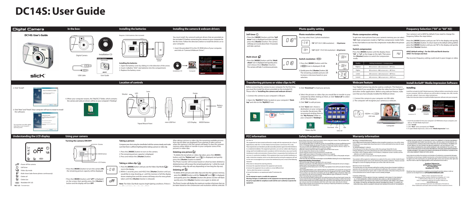 Southern Telecom DC14S User Manual