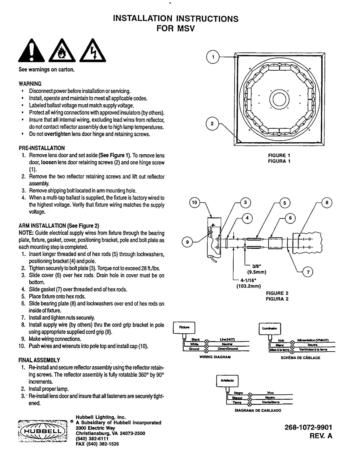 Hubbell Lighting MSV User Manual