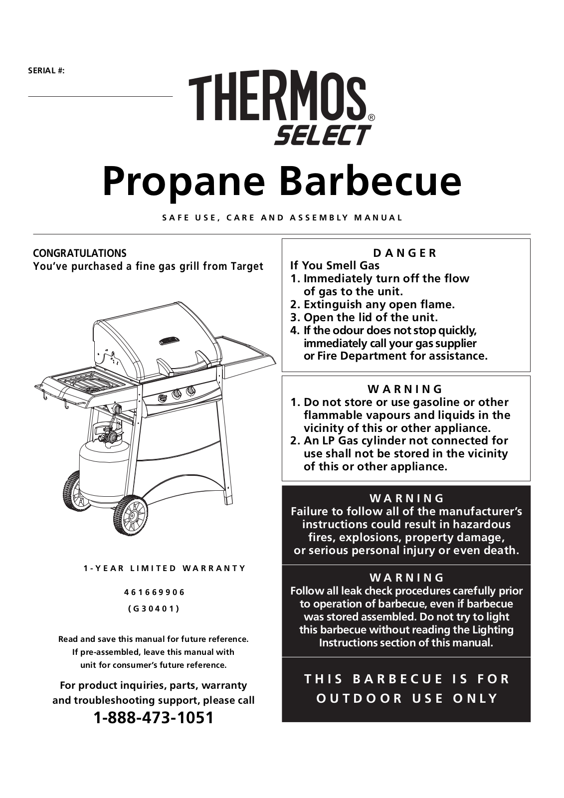 Charbroil 461669906 Owner's Manual