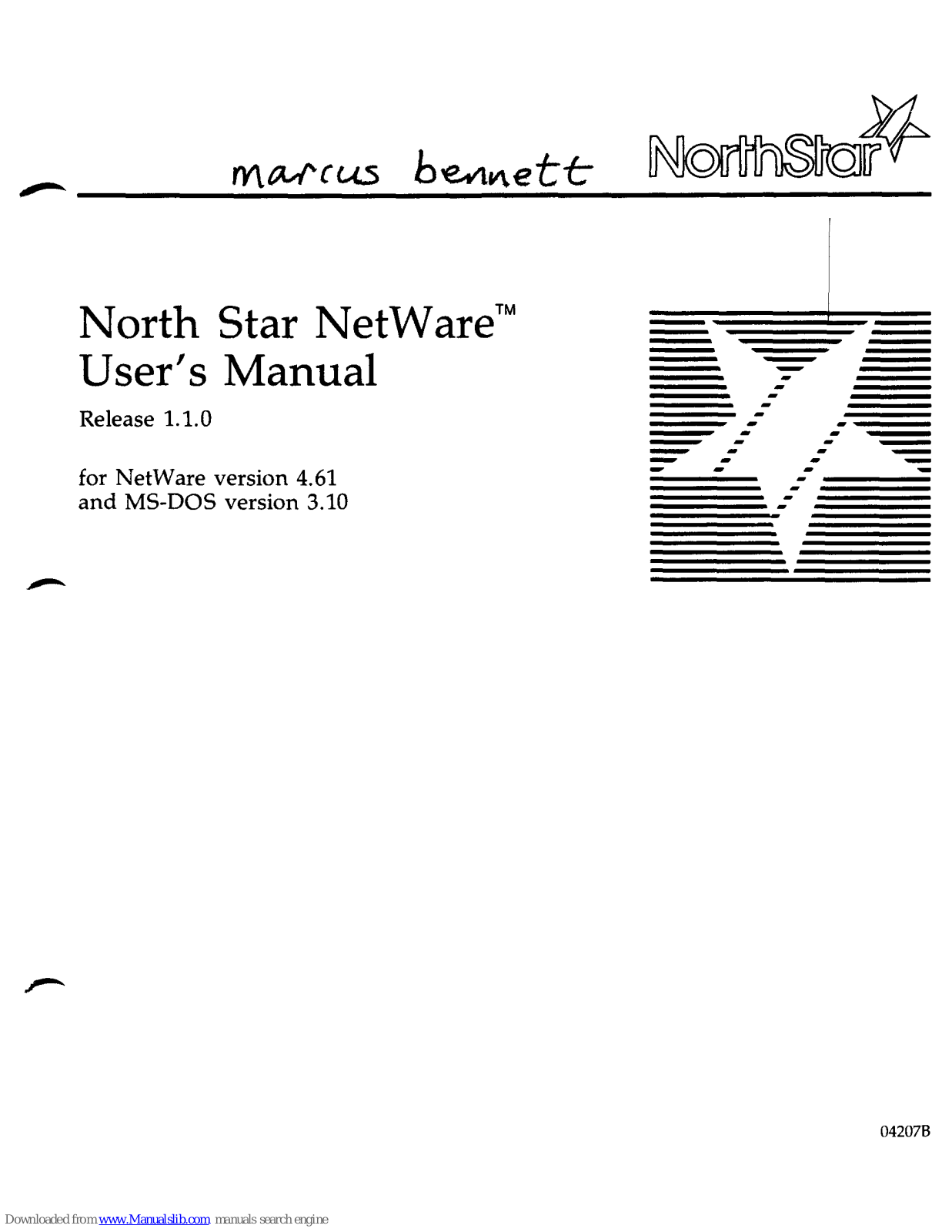 North Star Netware User Manual