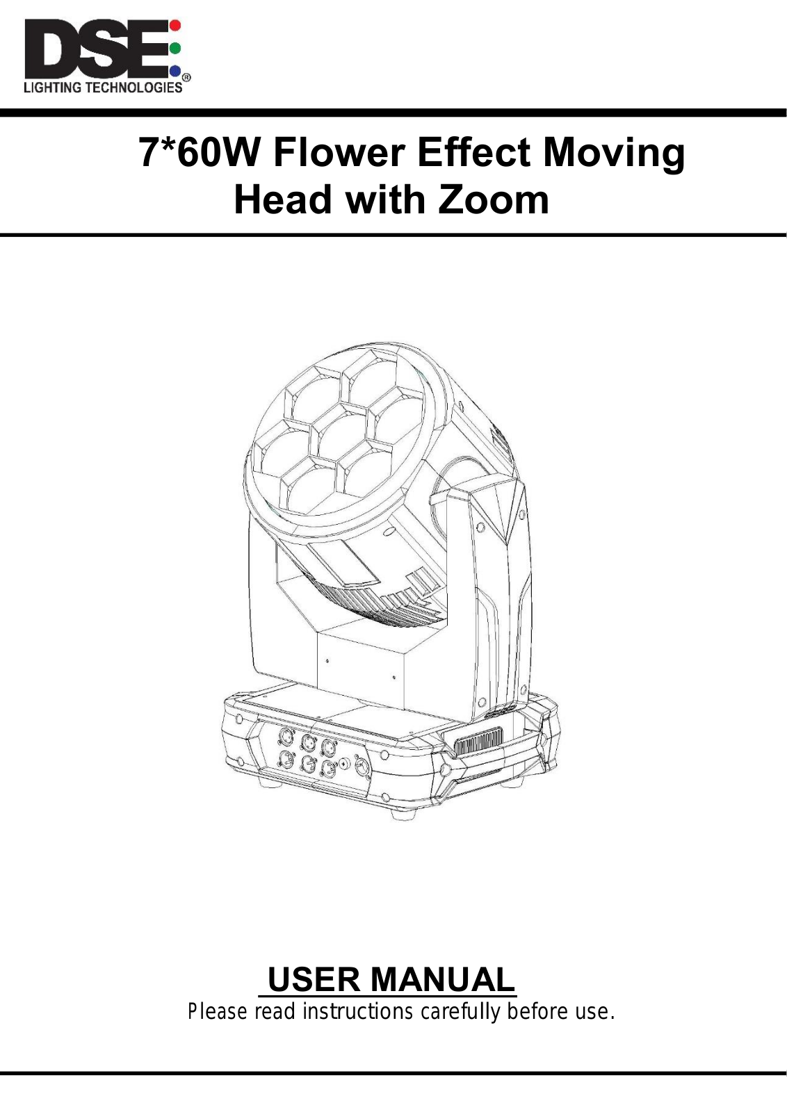 DSE Flower Effect Moving Head User Manual