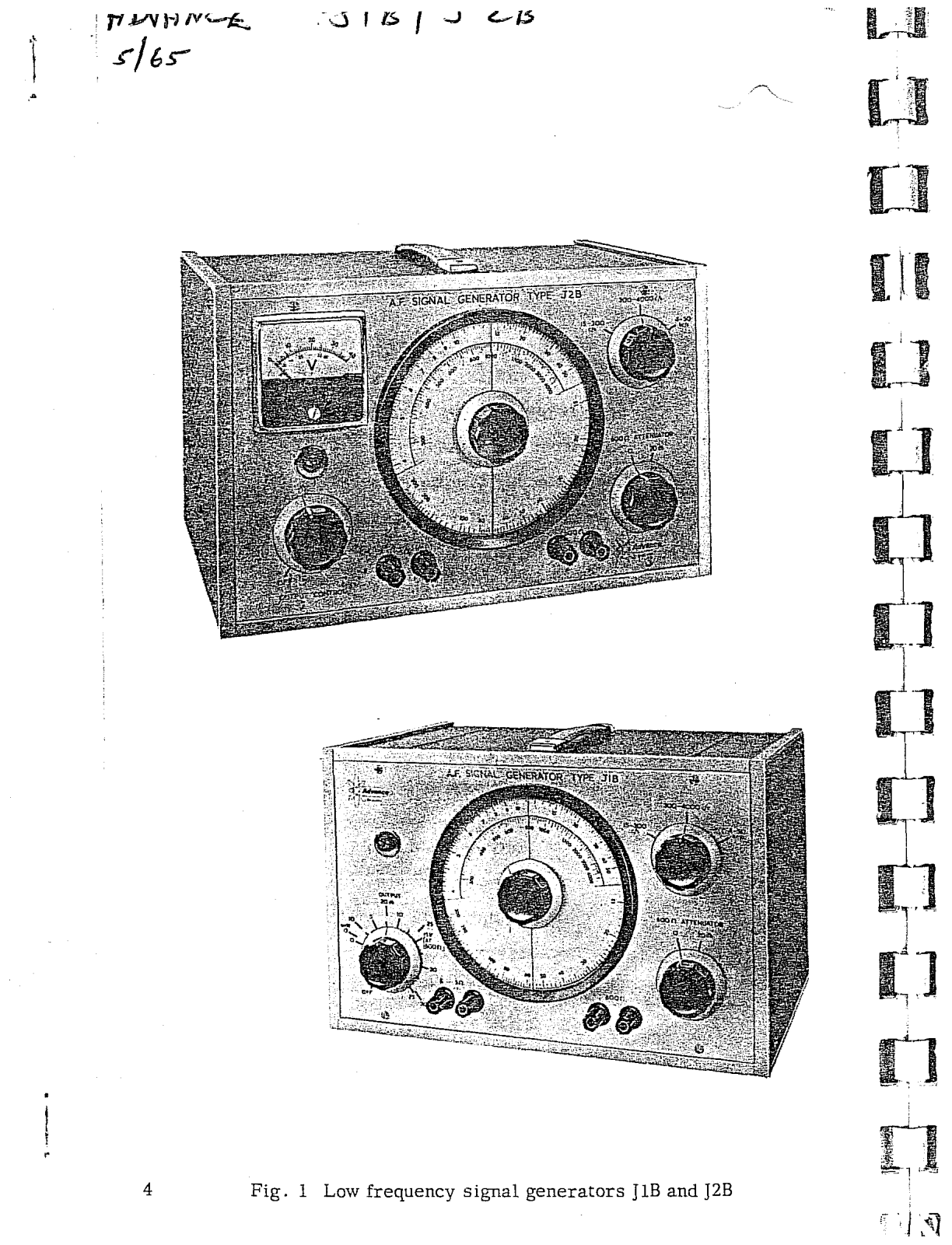 Advance Instruments J2B, J1B Instruction Manual