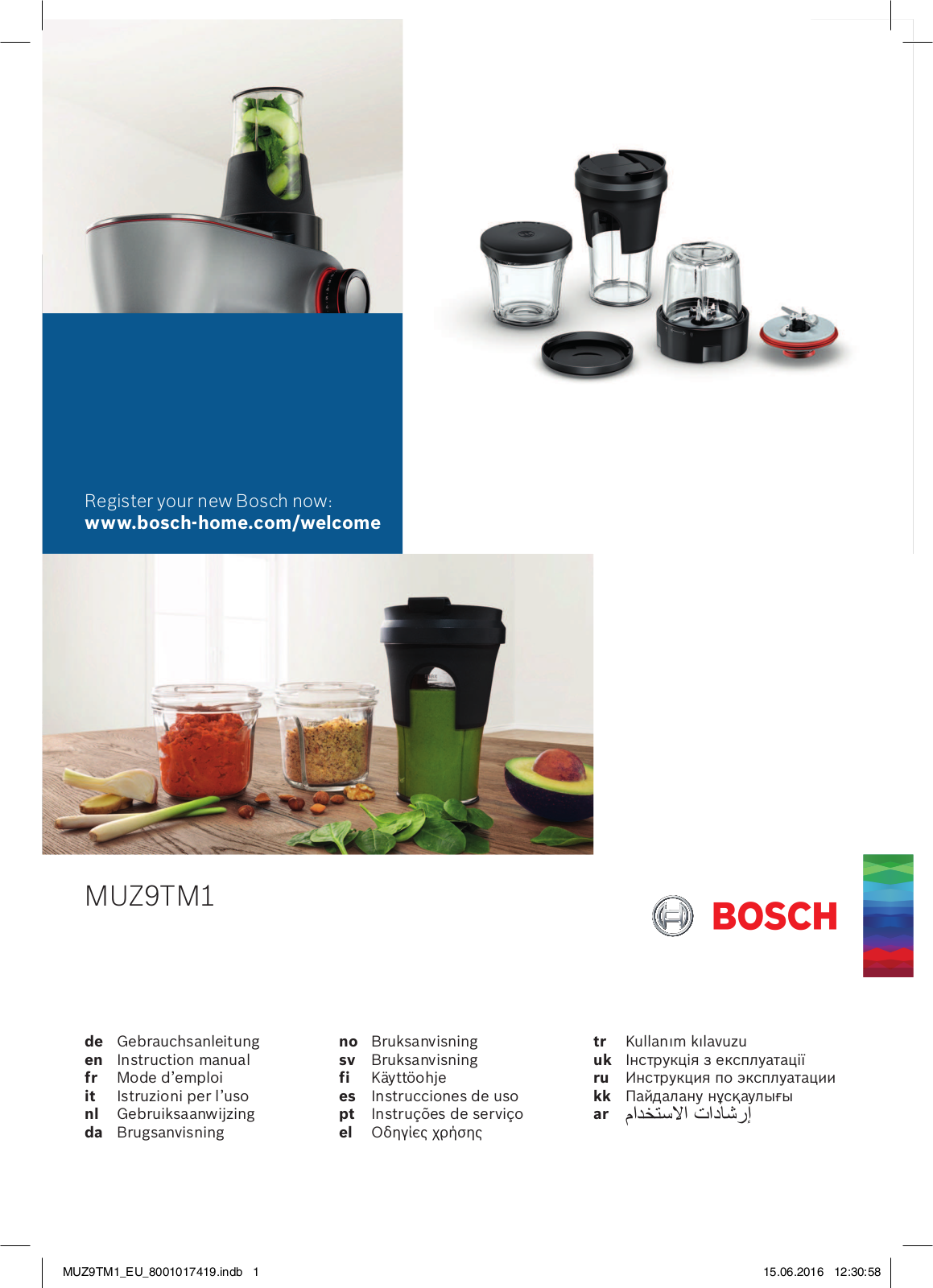 Bosch MUZ9TM1 User Manual