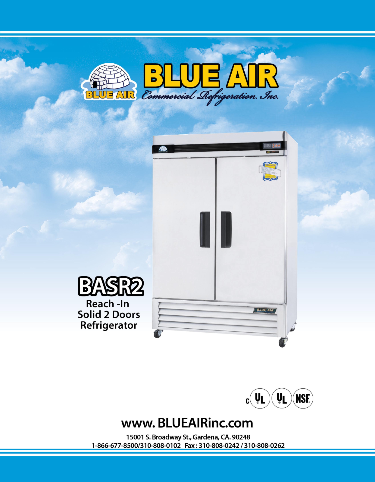 Blue Air BASR2 User Manual