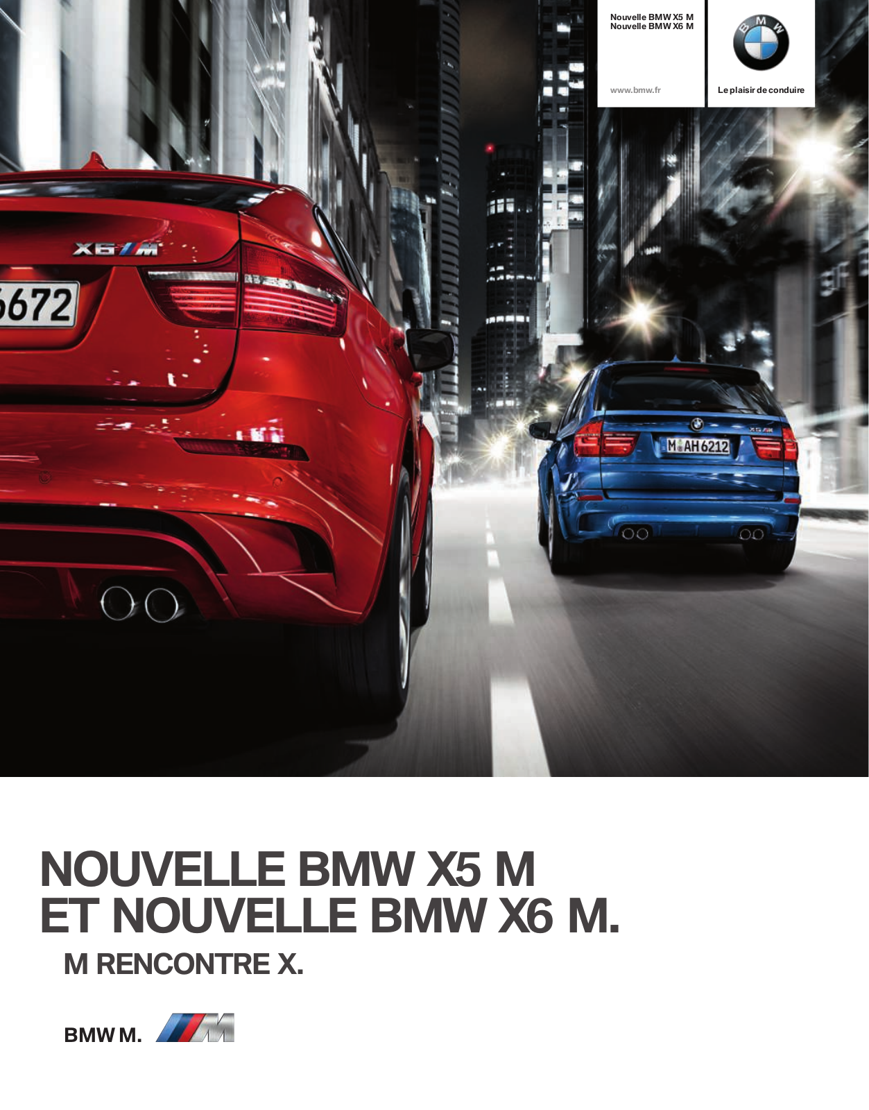 BMW X5 M, X6 M User Manual