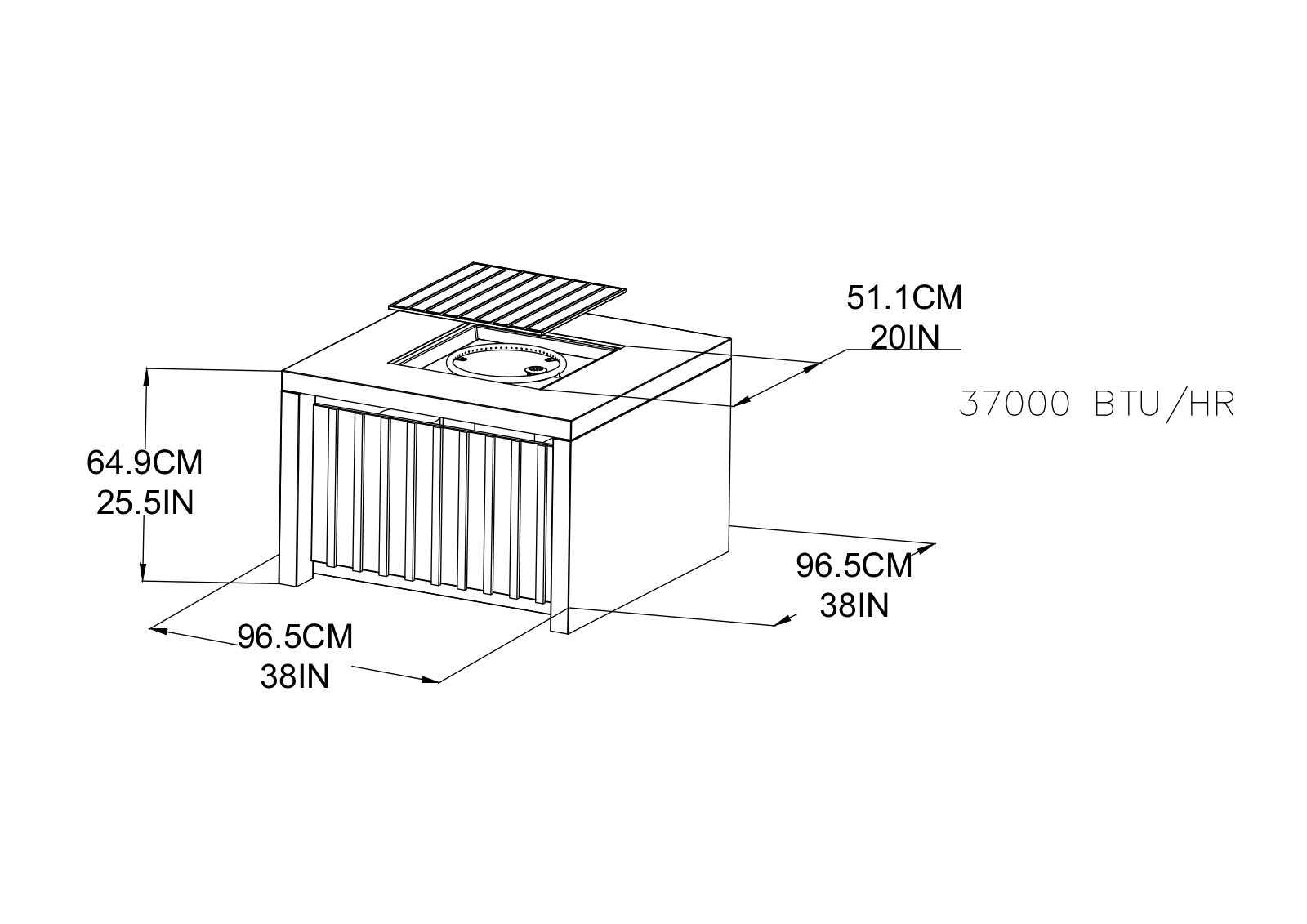 Sunjoy LKJP3074 Dimensions - ManualMachine.com