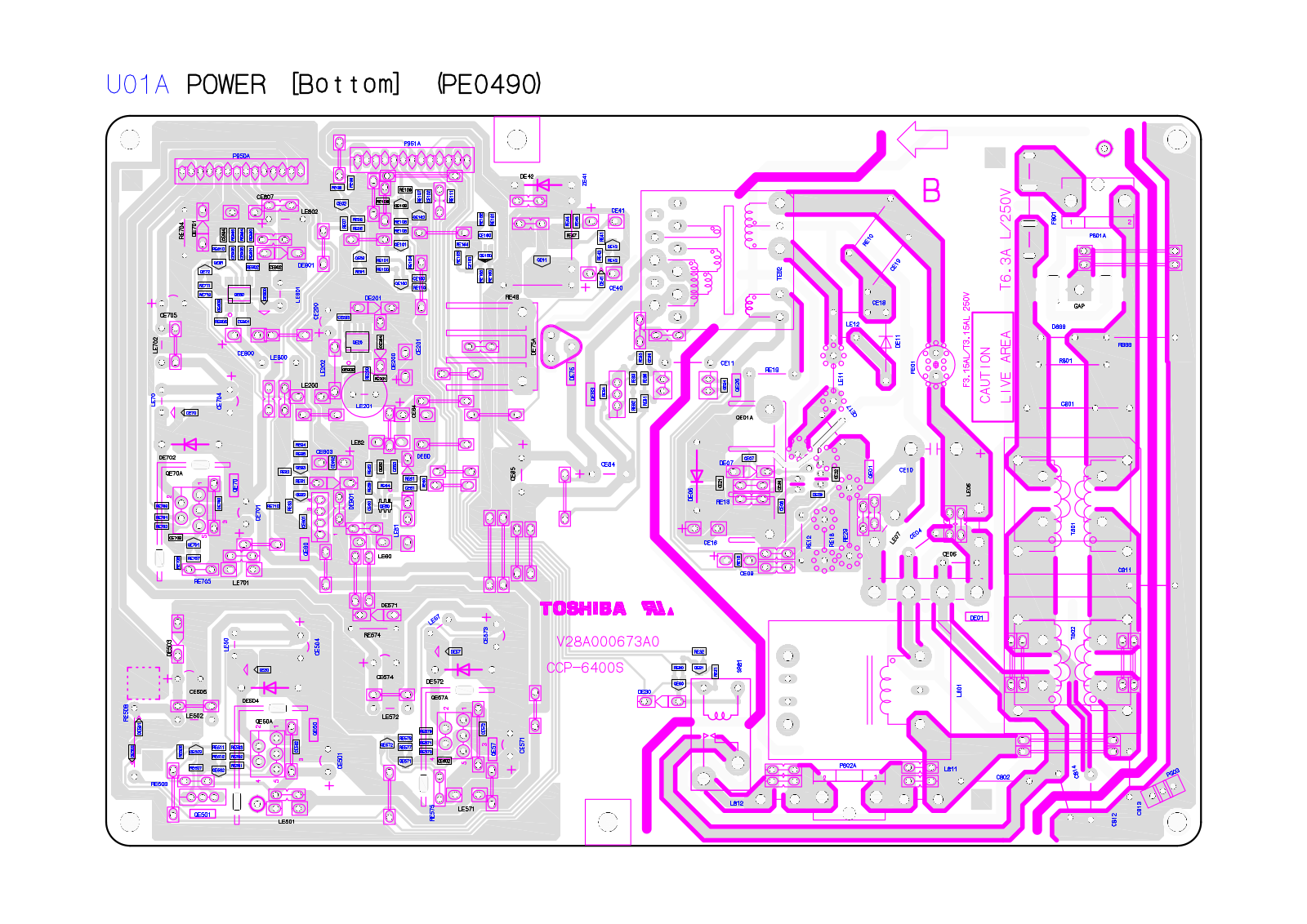 Toshiba PE0490 Schematic