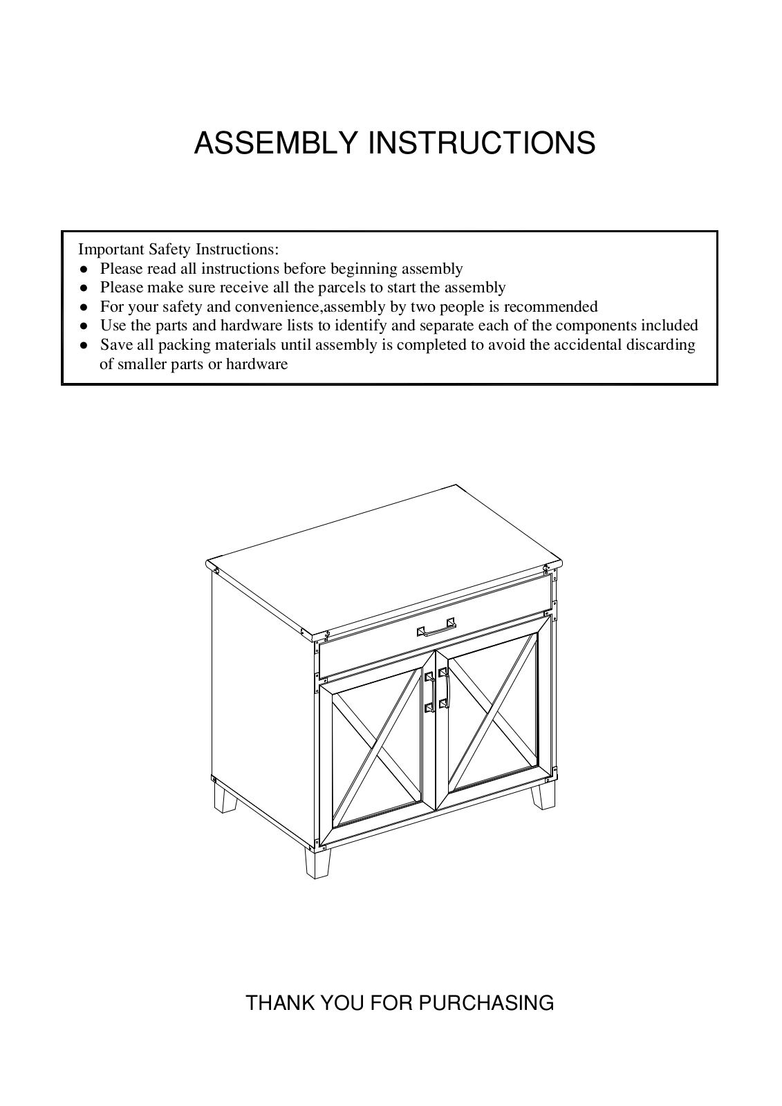 Sand & Stable W008012247 Assembly Instructions - ManualMachine.com