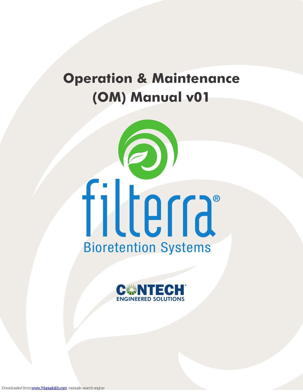 Contech Filterra Operation & Maintenance Manual - ManualMachine.com