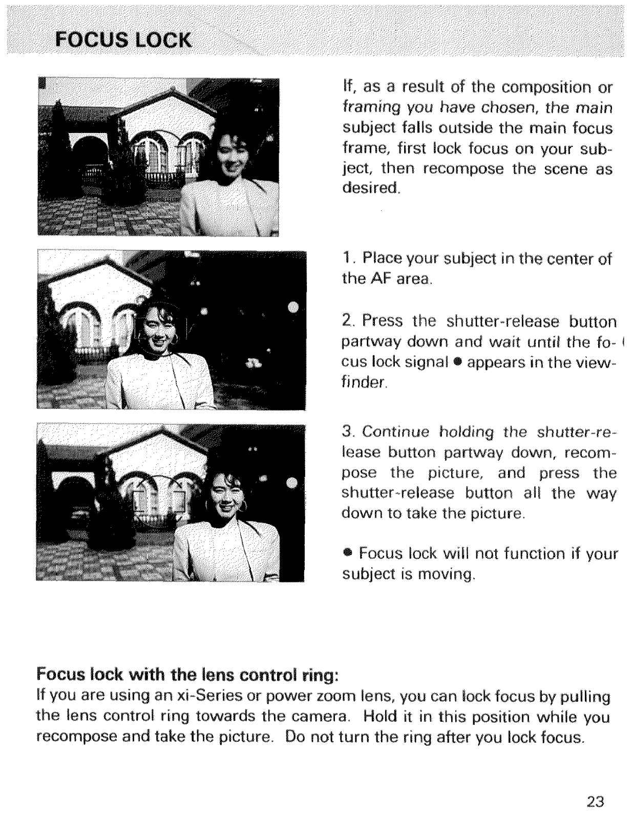 Minolta MAXXUM 2XI instruction Manual