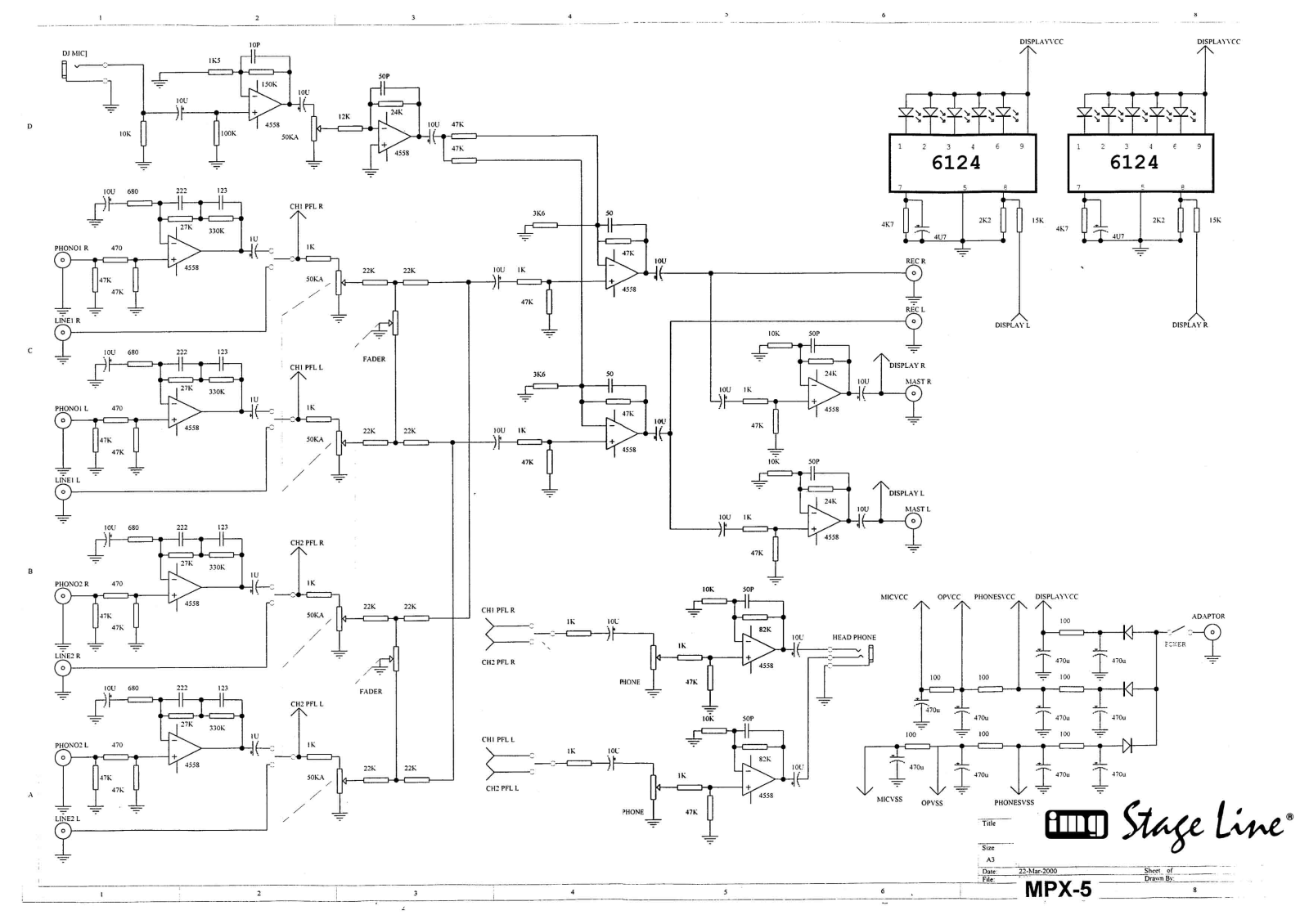 Stageline mpx5 schematic