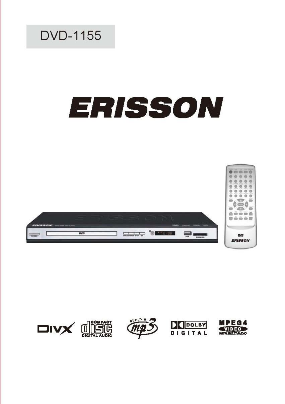 Erisson DVD-1155 User Manual