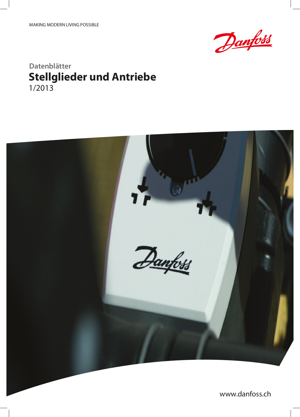 Danfoss Stellglieder und Antriebe Data sheet