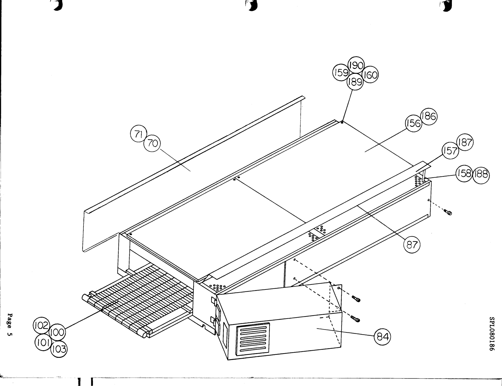 CTX SPL-080186 Parts List