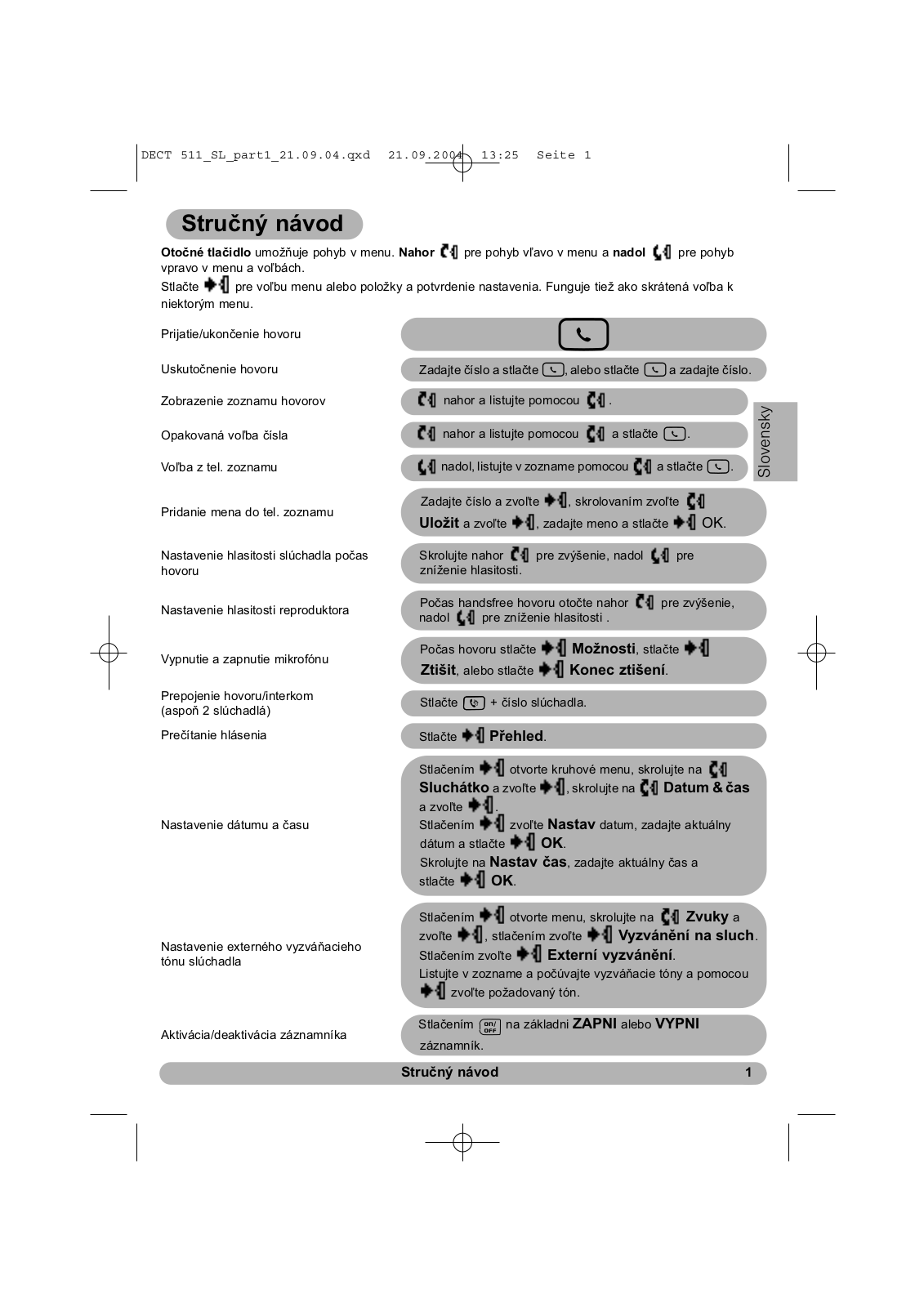 Philips DECT5151S/53, DECT5111S/53 User Manual