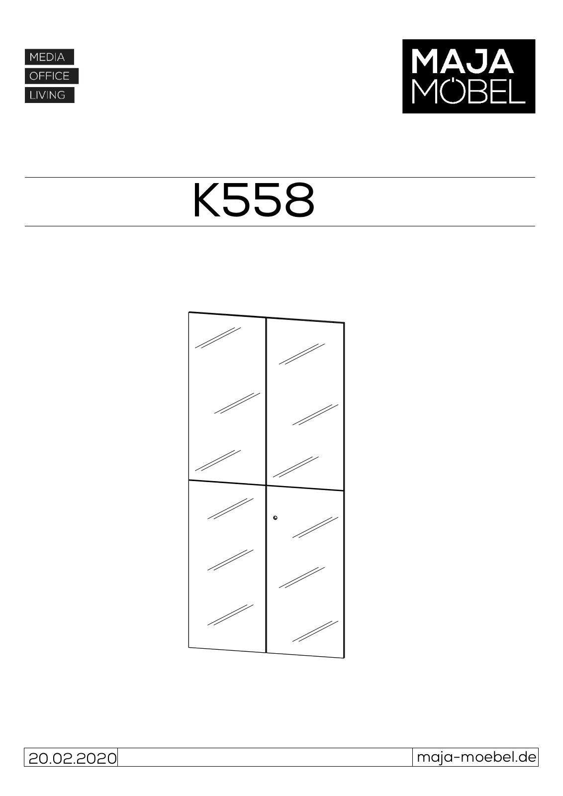 Maja Mobel K558 Assembly instructions