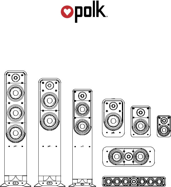Polk Audio S60, S55, S50, S35, S30 Manual