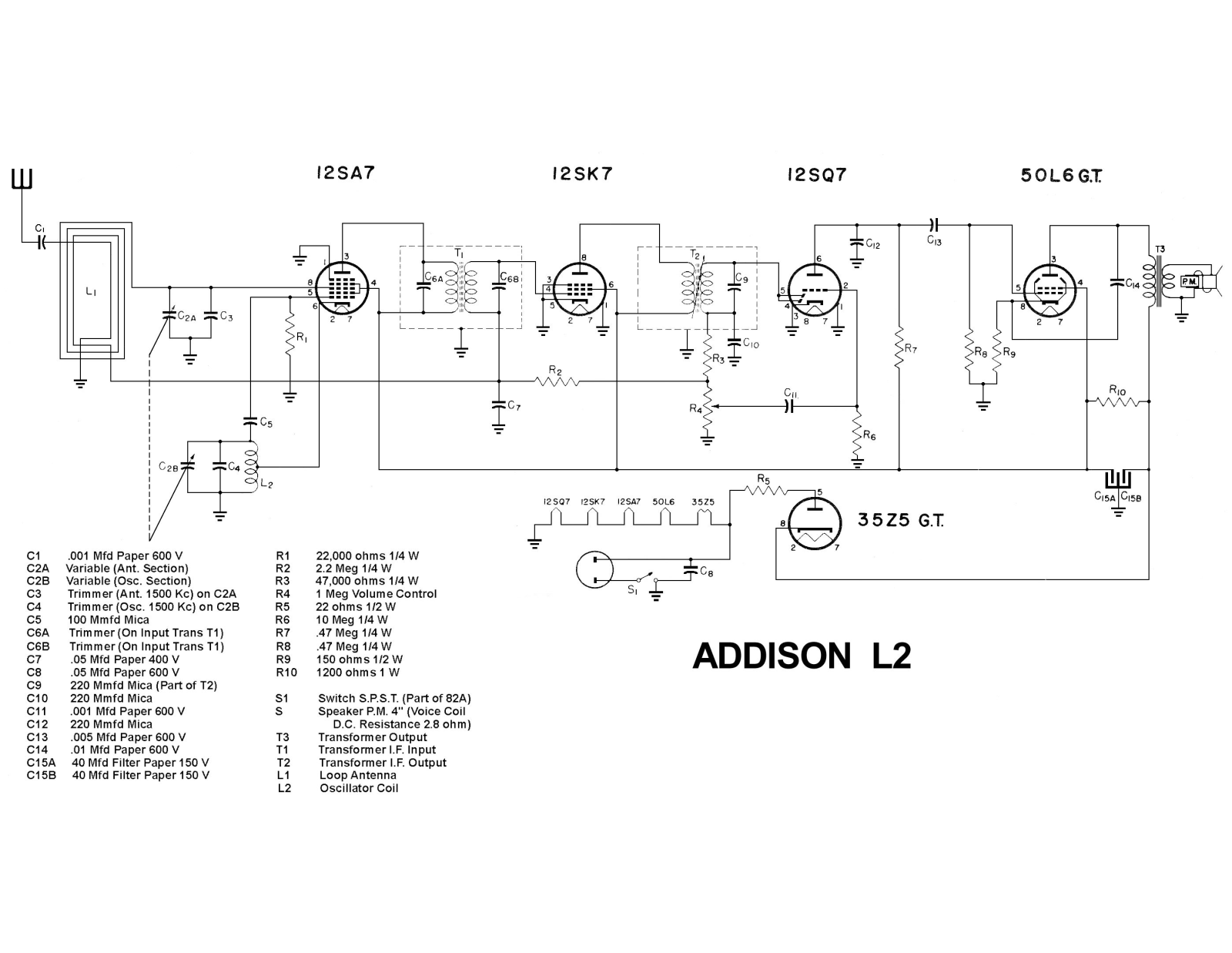 Addison l2 schematic