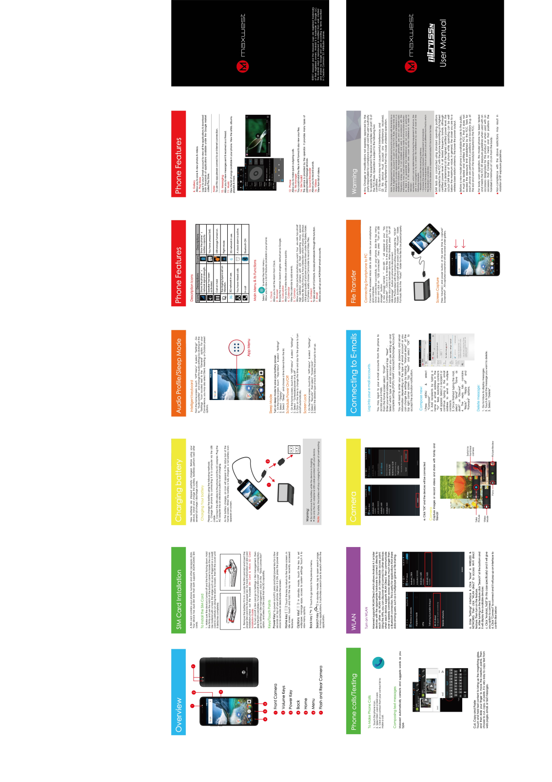 Maxwest Telecom Nitro 55N Instruction Manual