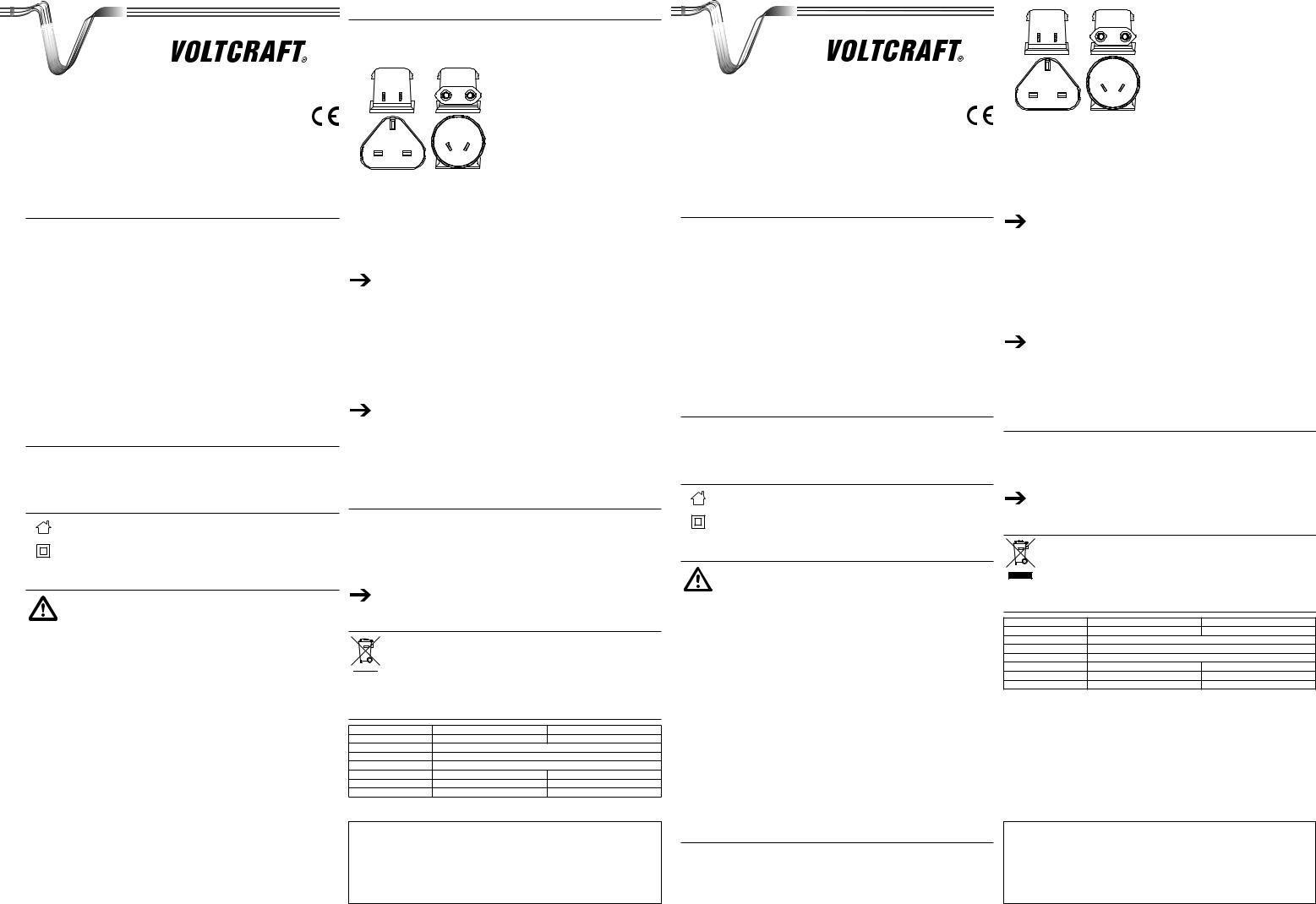 VOLTCRAFT USB-POWER SET 1 Operating Instructions