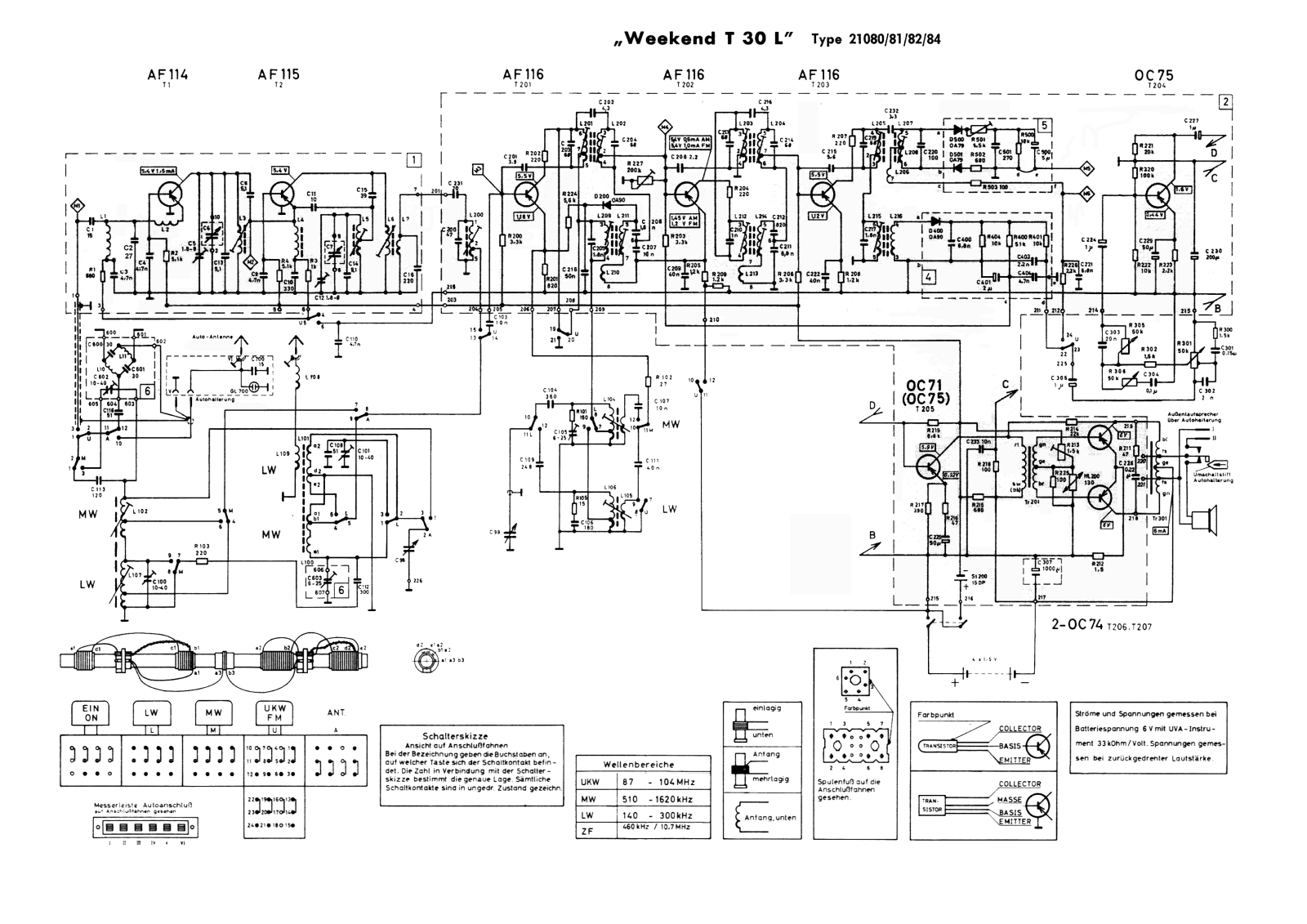 Schaub Lorenz weekend t30l schematic