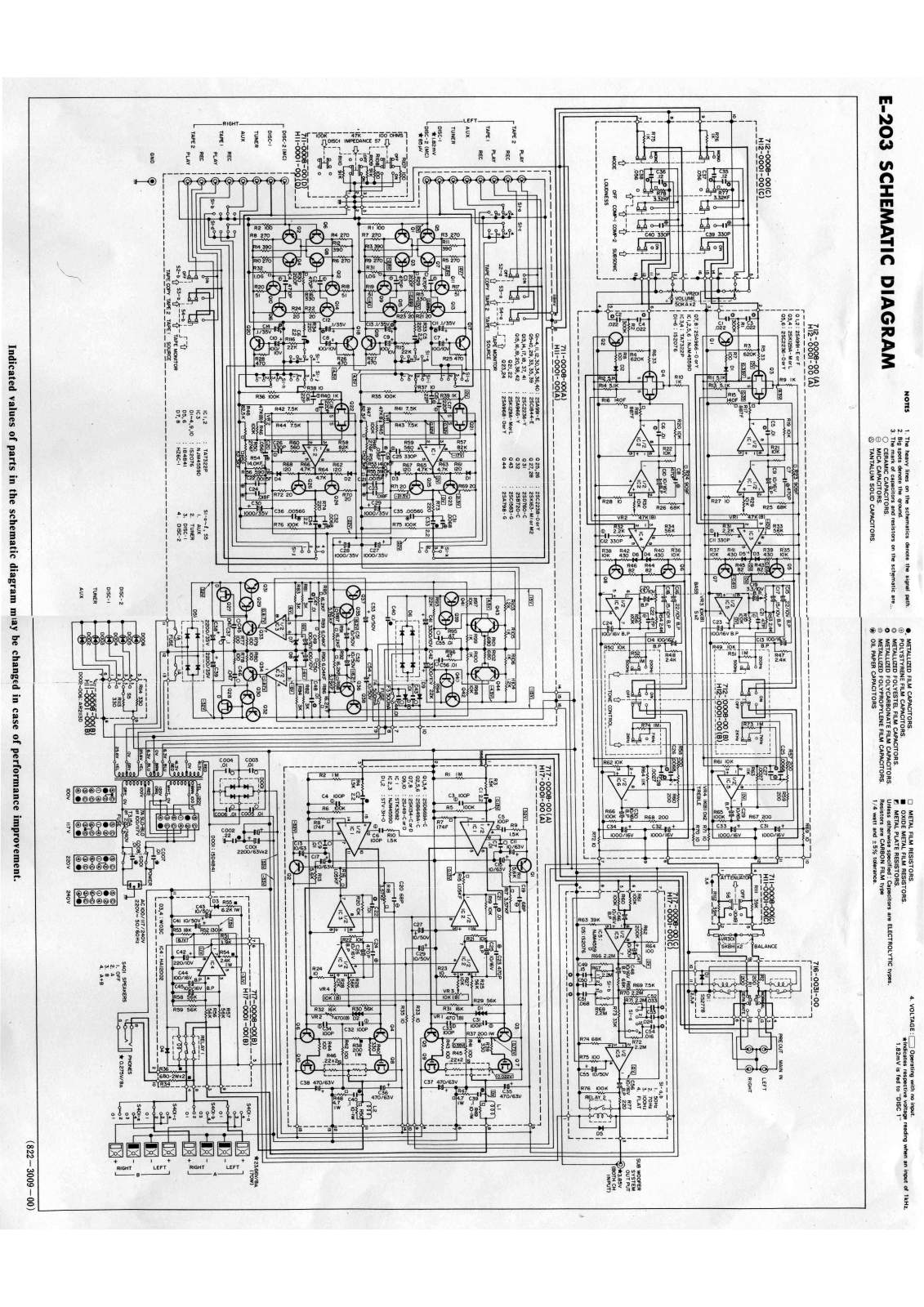 Accuphase E-203 Shematic