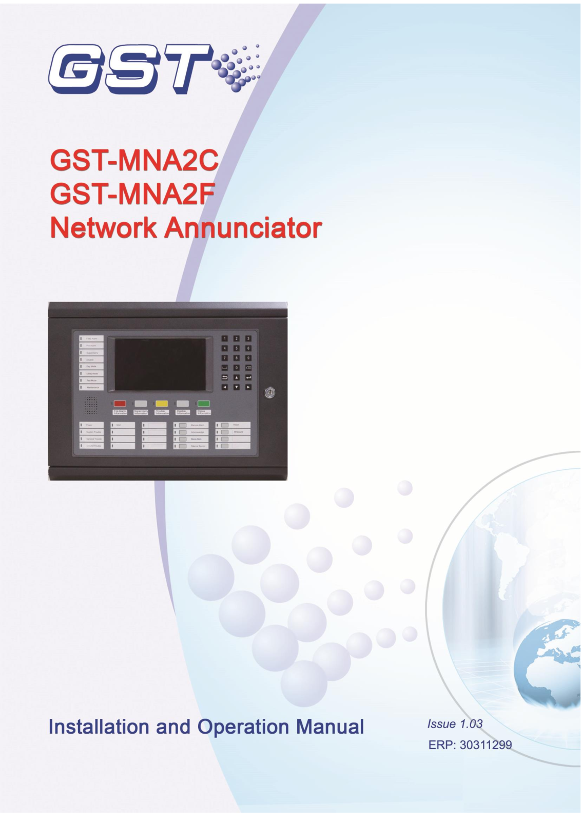 GST GST-MNA2C, GST-MNA2F Installation And Operation Manual